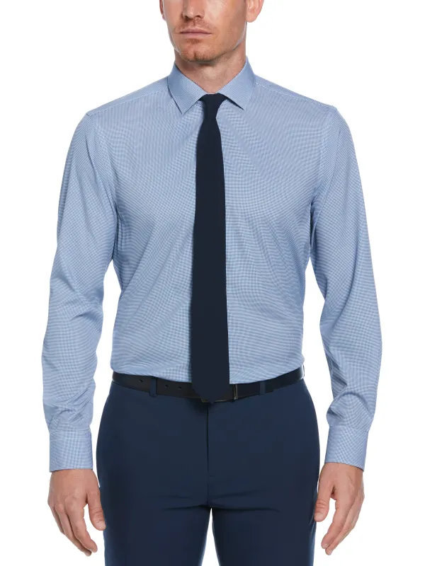 Slim Fit Houndstooth Button-Down Dress Shirt sold by Perry Ellis
