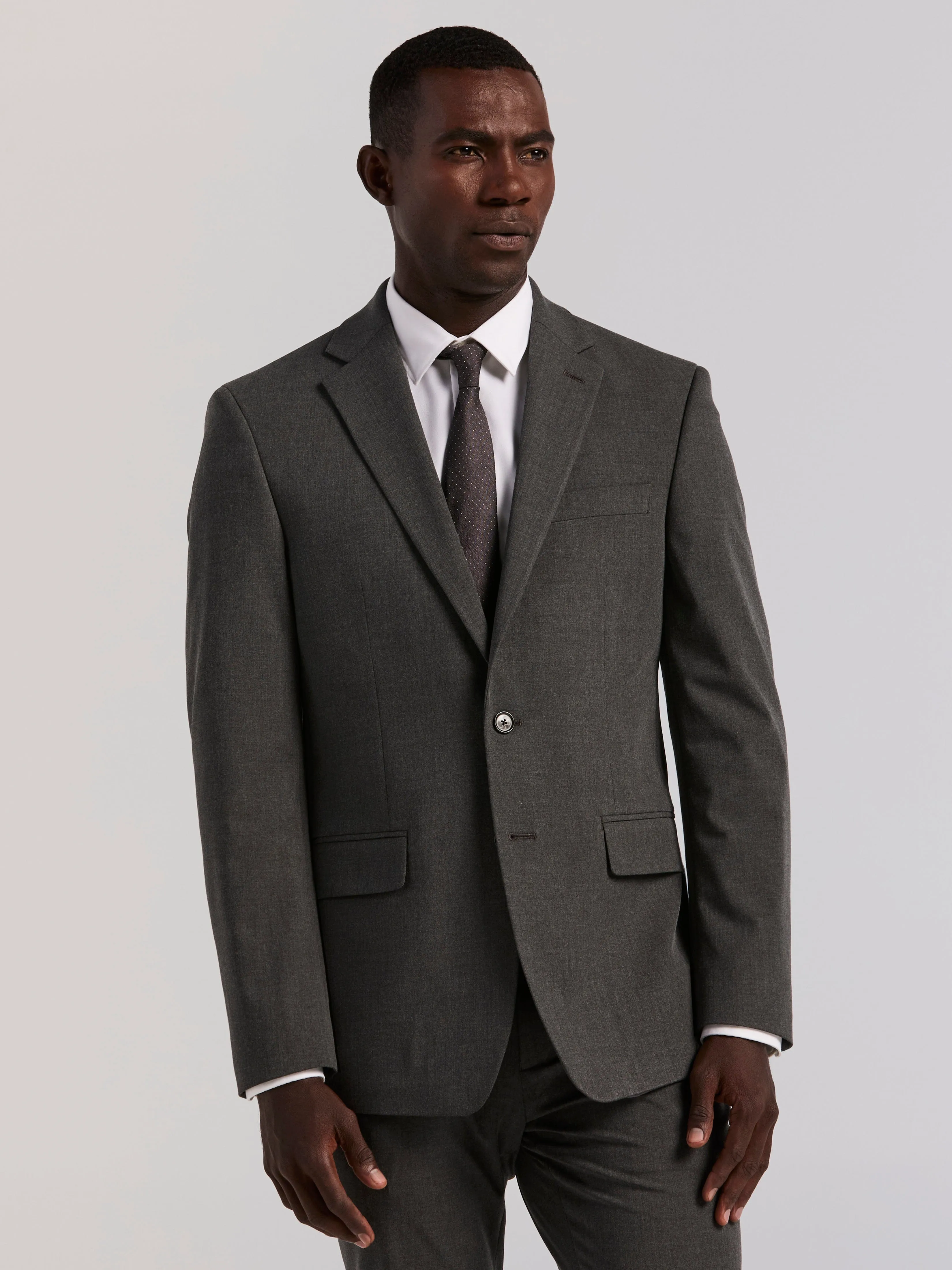 Slim Fit Charcoal Gabardine Suit sold by Perry Ellis product image thumbnail 2