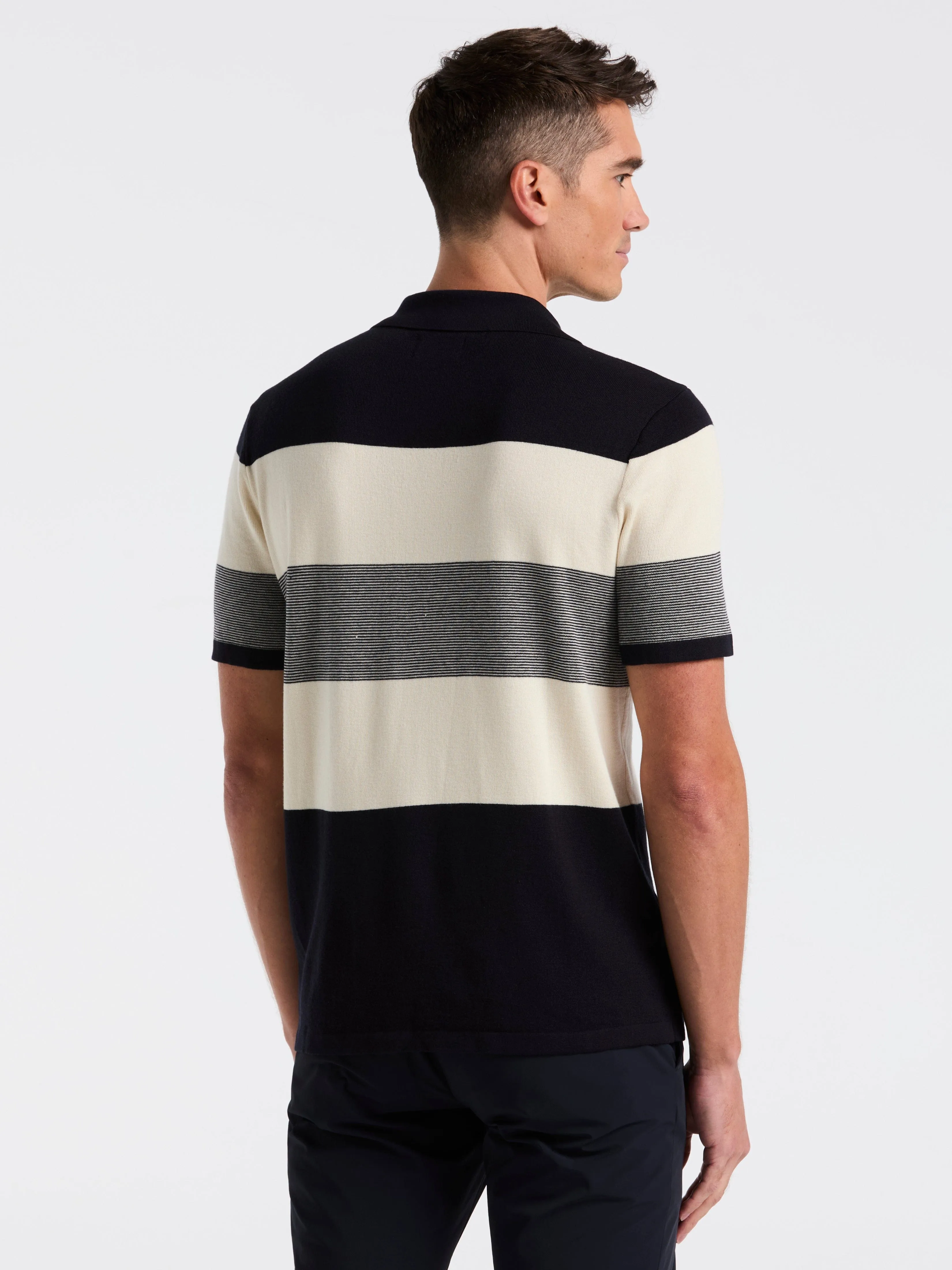 Color Block Button Front Sweater sold by Perry Ellis product image thumbnail 4