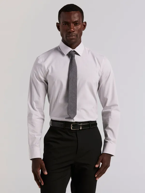 Slim Fit Mini Stripe Dress Shirt sold by Perry Ellis