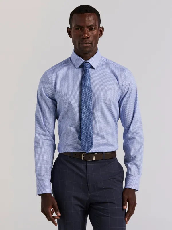 Houndstooth Dobby Cotton Stretch Dress Shirt sold by Perry Ellis