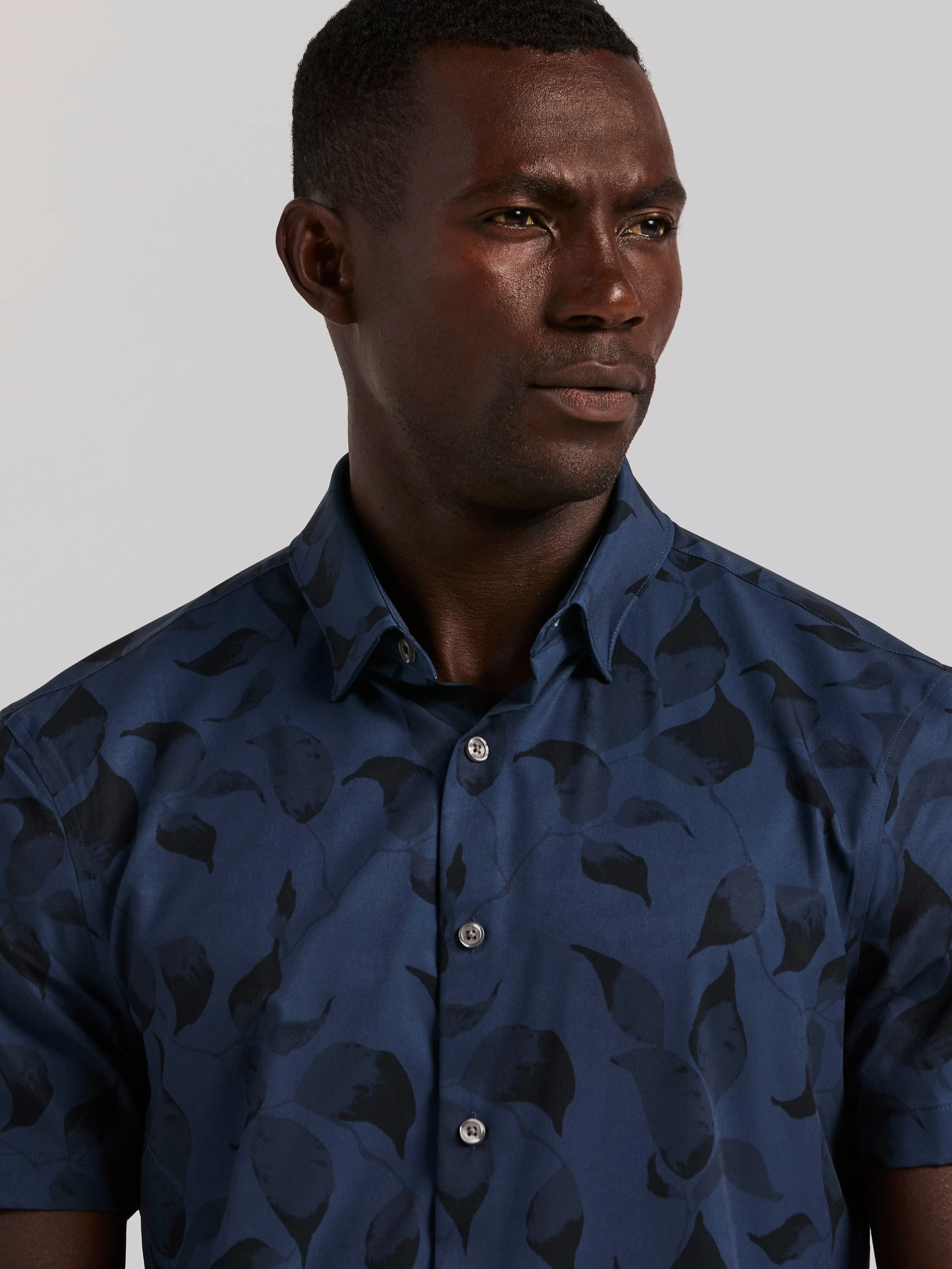 Slim Fit Floral Print Shirt sold by Perry Ellis product image thumbnail 2