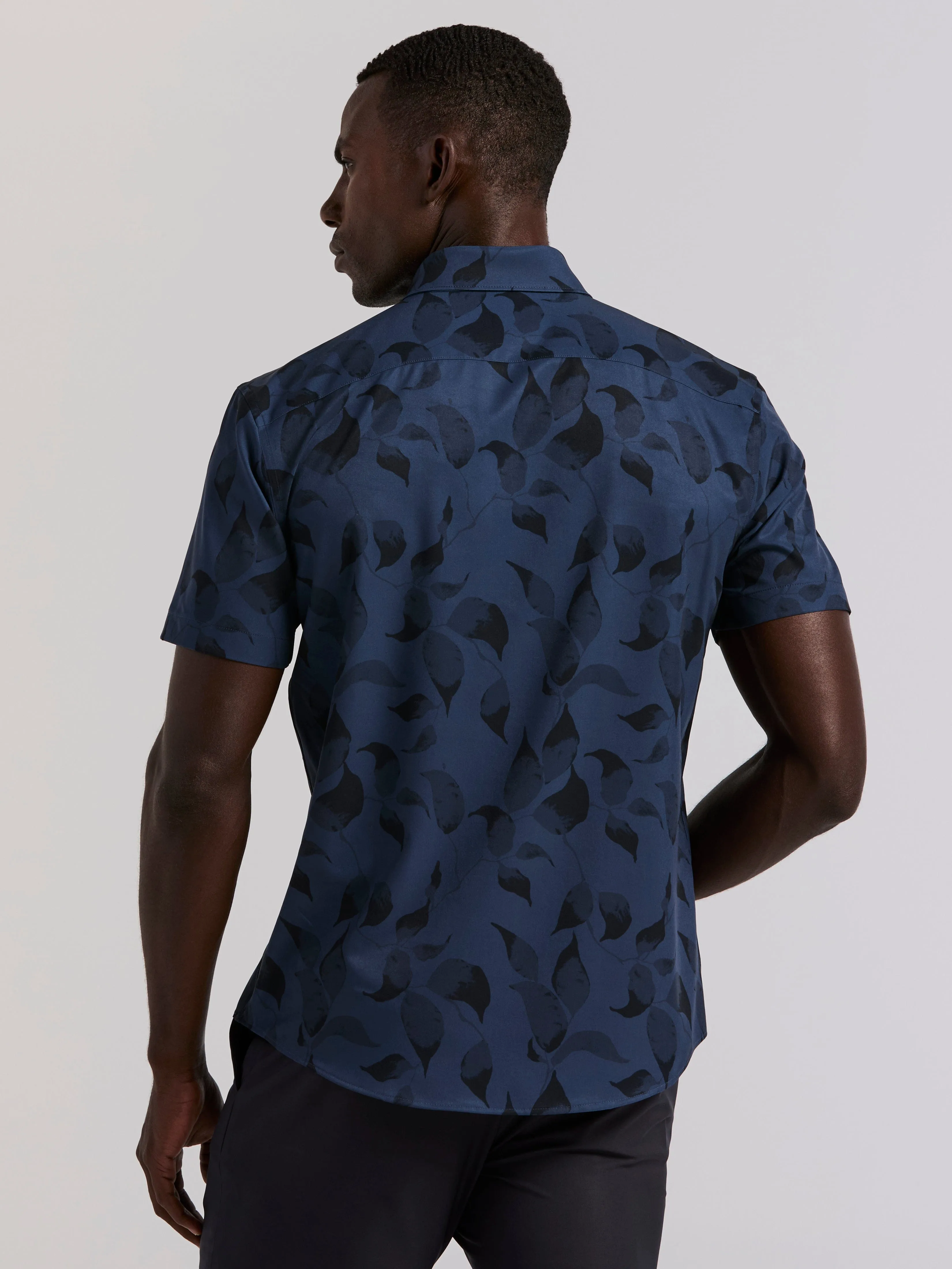 Slim Fit Floral Print Shirt sold by Perry Ellis product image thumbnail 3