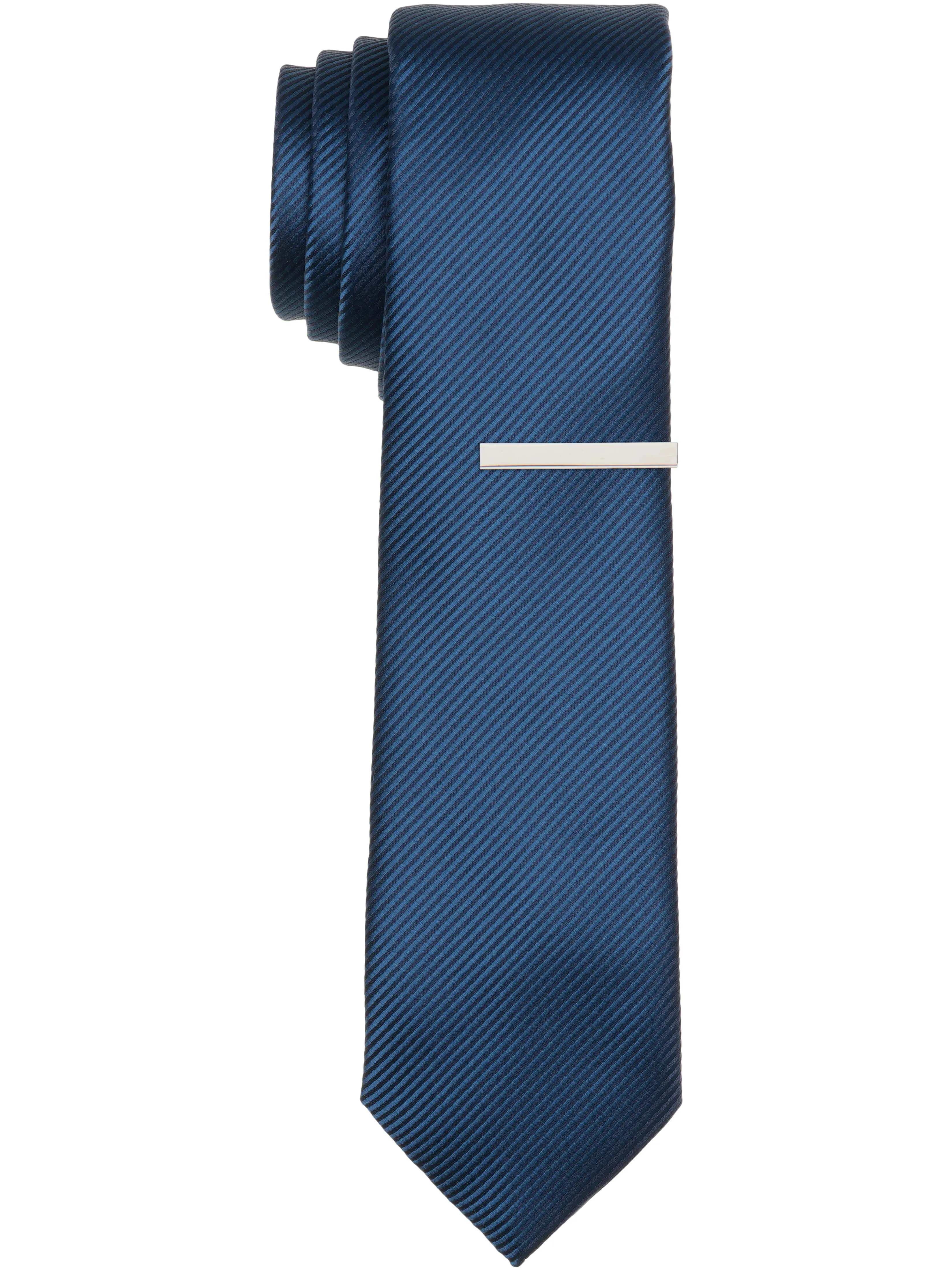 Slim Fit Fineline Solid Tie sold by Perry Ellis