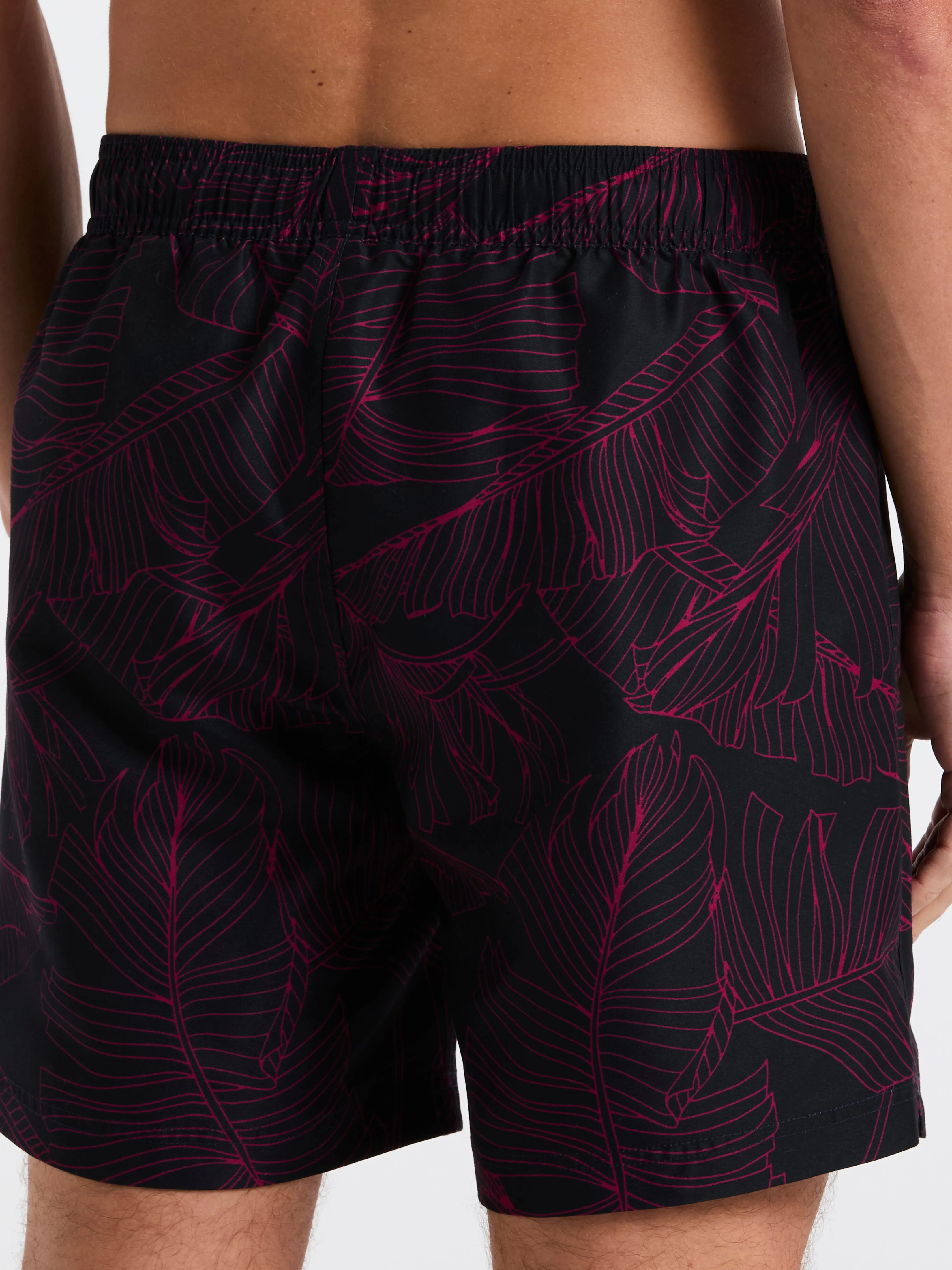 Botanical Line Print Swim Trunk sold by Perry Ellis product image thumbnail 3