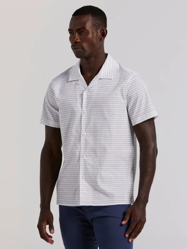 Hexagon Pop Print Camp Collar Shirt sold by Perry Ellis