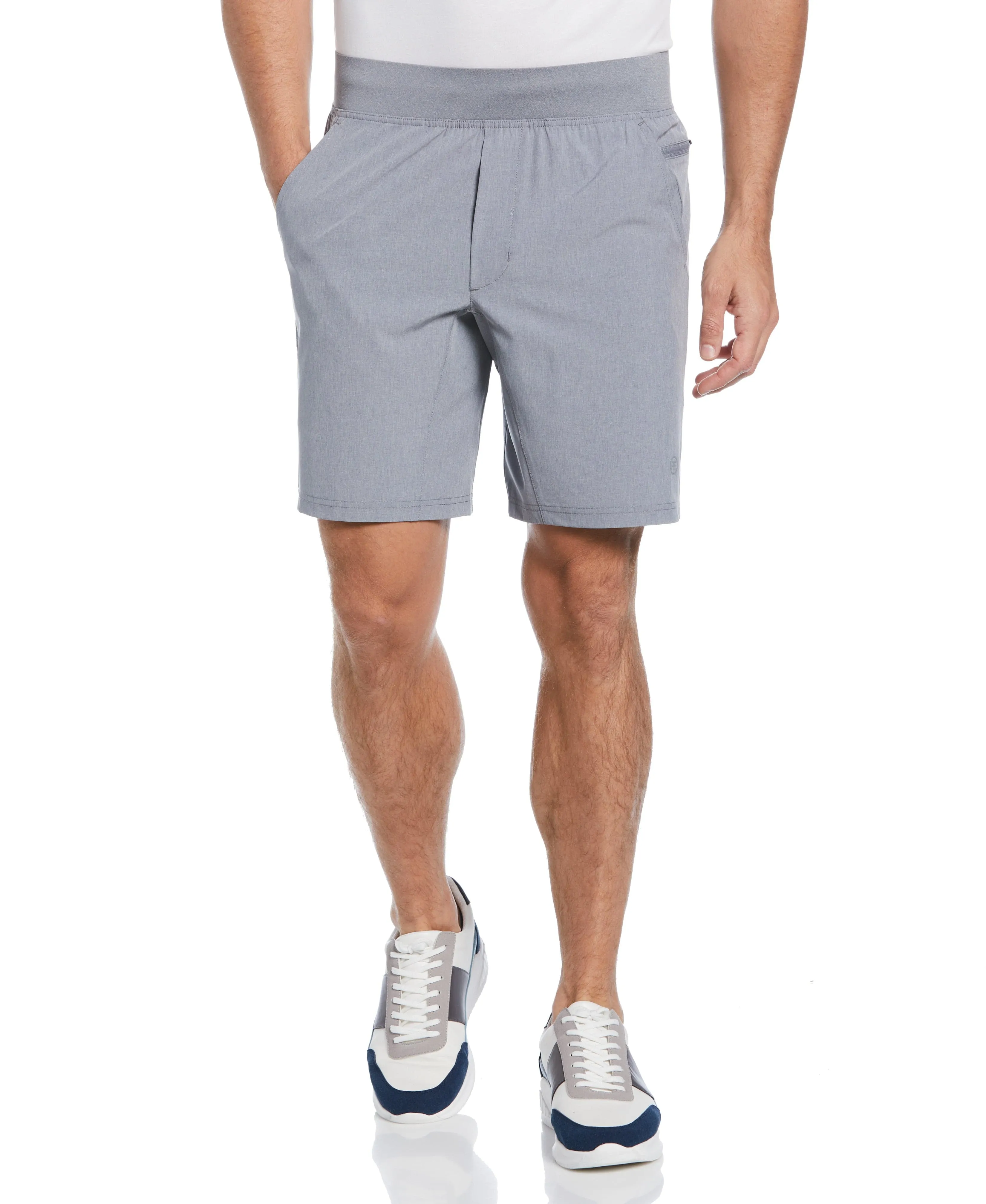 9" Pull-On Stretch Short sold by Perry Ellis