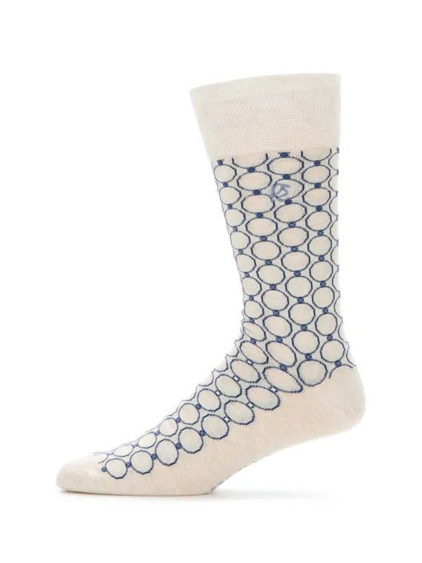 Men's Medallion Pattern Socks sold by Perry Ellis