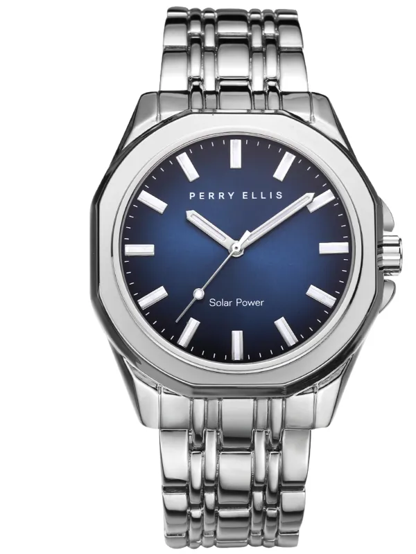 Perry Ellis 42mm Solar Powered Bracelet Watch made by Perry Ellis