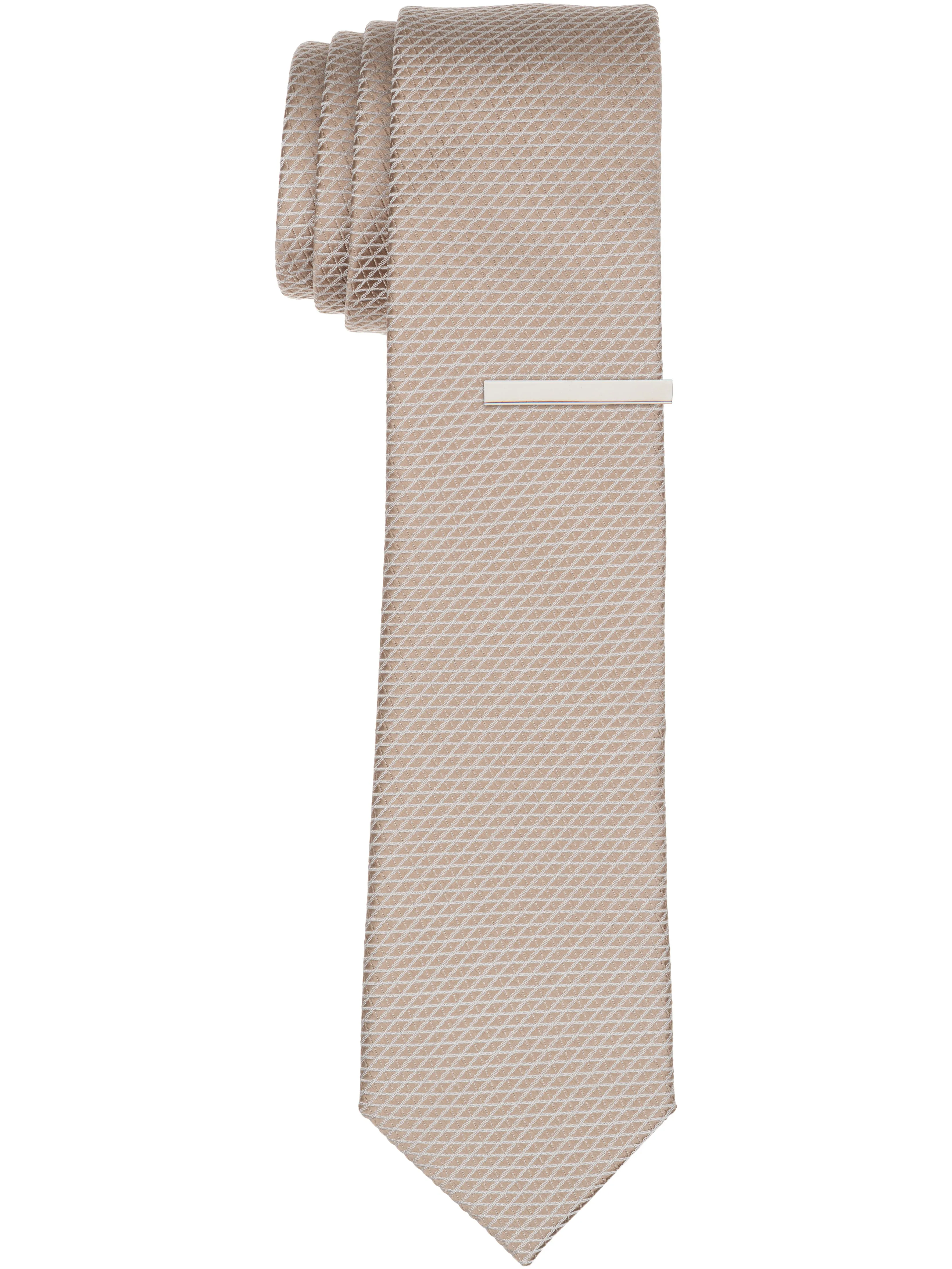 Solid Plain weave Micro Slim Tie sold by Perry Ellis product image thumbnail 3