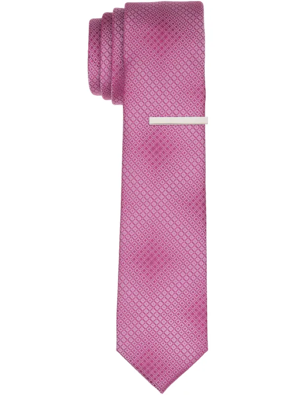 Solid Plain weave Slim Necktie sold by Perry Ellis