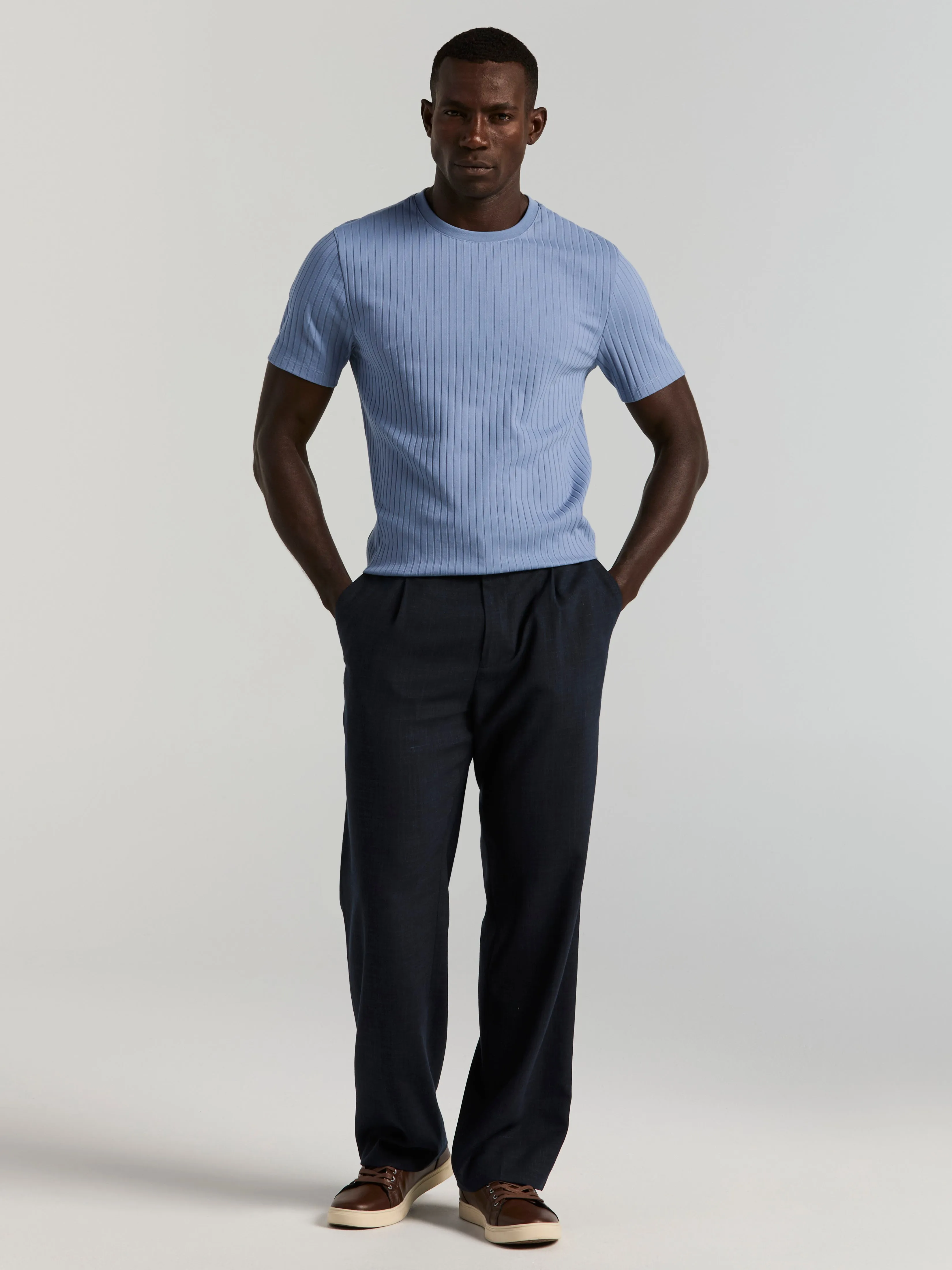 Classic Pleated Suit Pant sold by Perry Ellis product image thumbnail 2