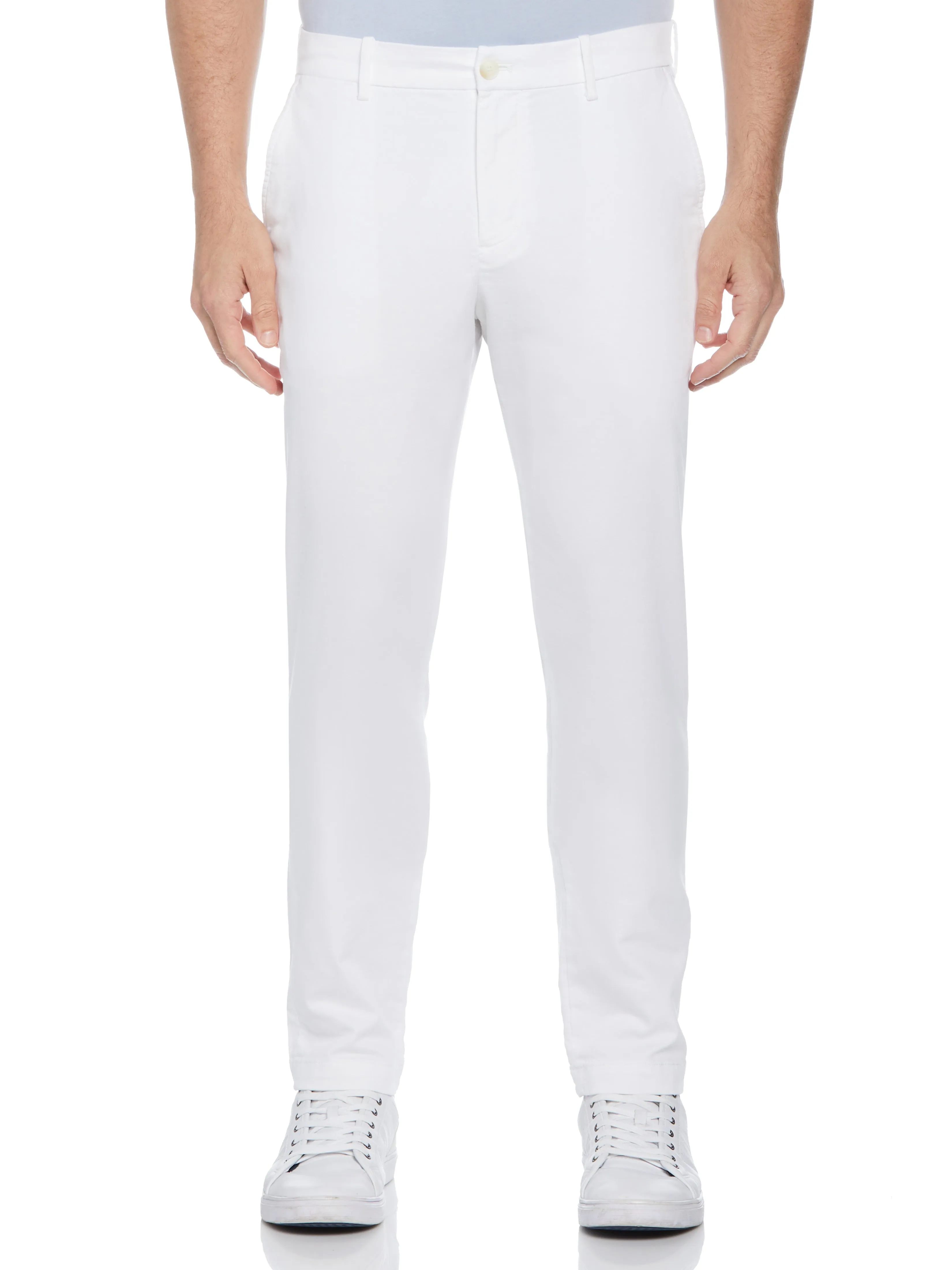 Skinny Fit Anywhere Flat Front Stretch Chino sold by Perry Ellis product image thumbnail 3