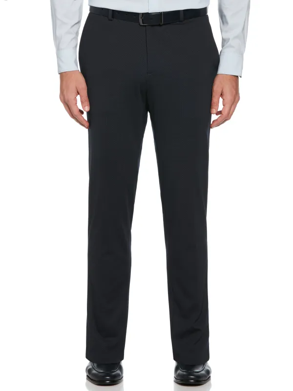 Slim Fit Pindot Stretch Knit Suit Pant made by Perry Ellis
