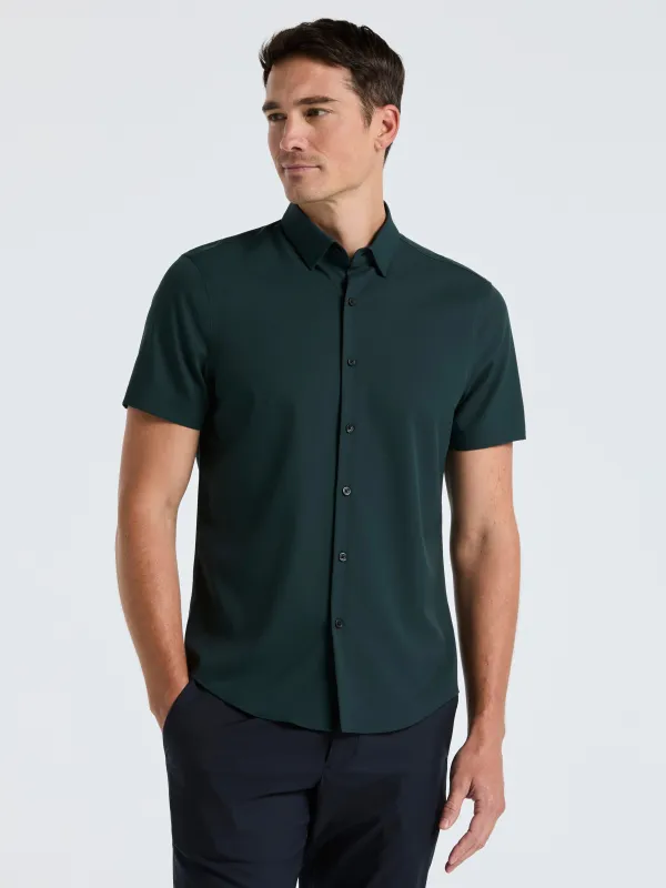 Slim Fit Total Stretch Solid Shirt sold by Perry Ellis