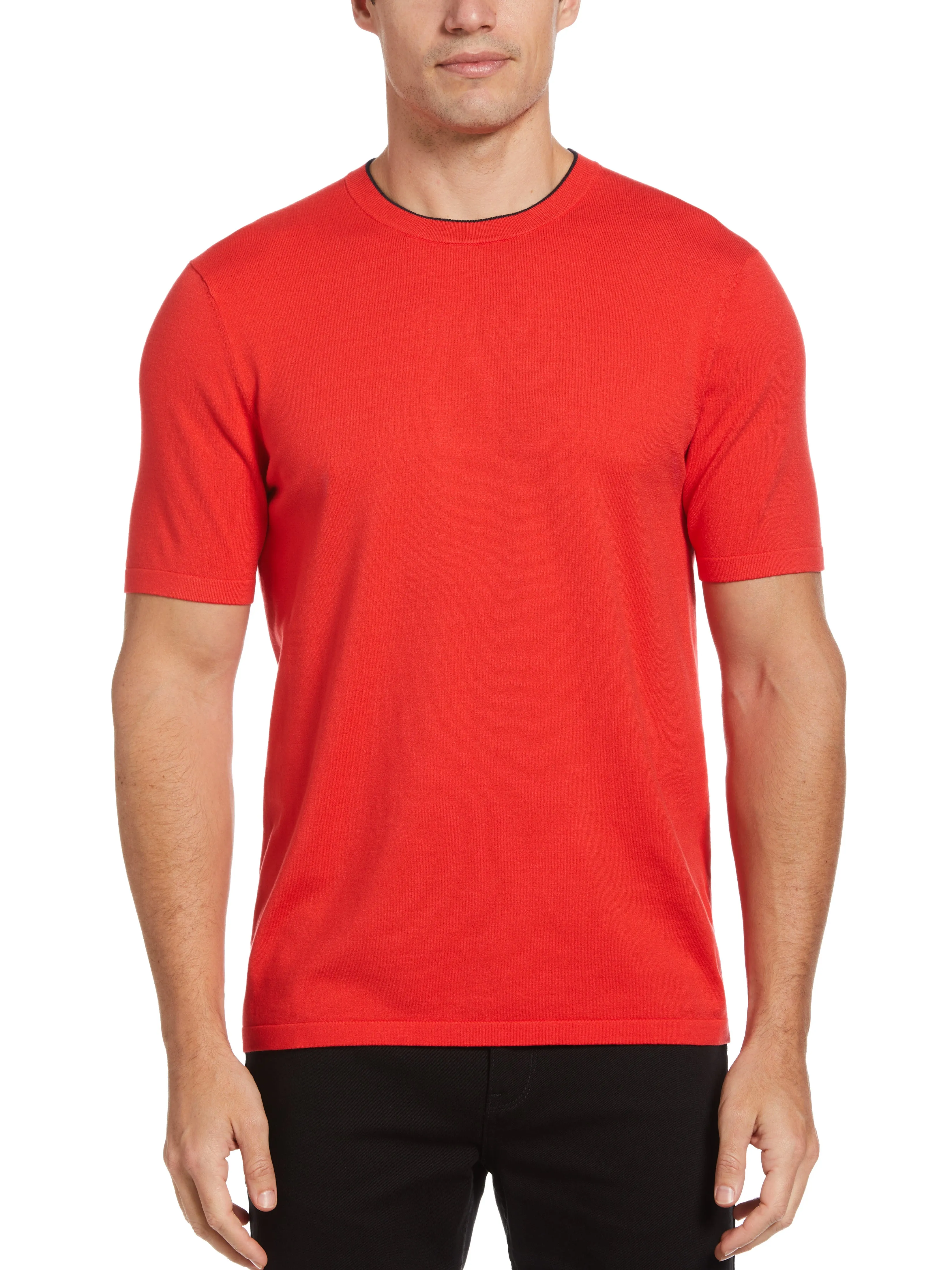 Tech Knit Sweater Tee sold by Perry Ellis