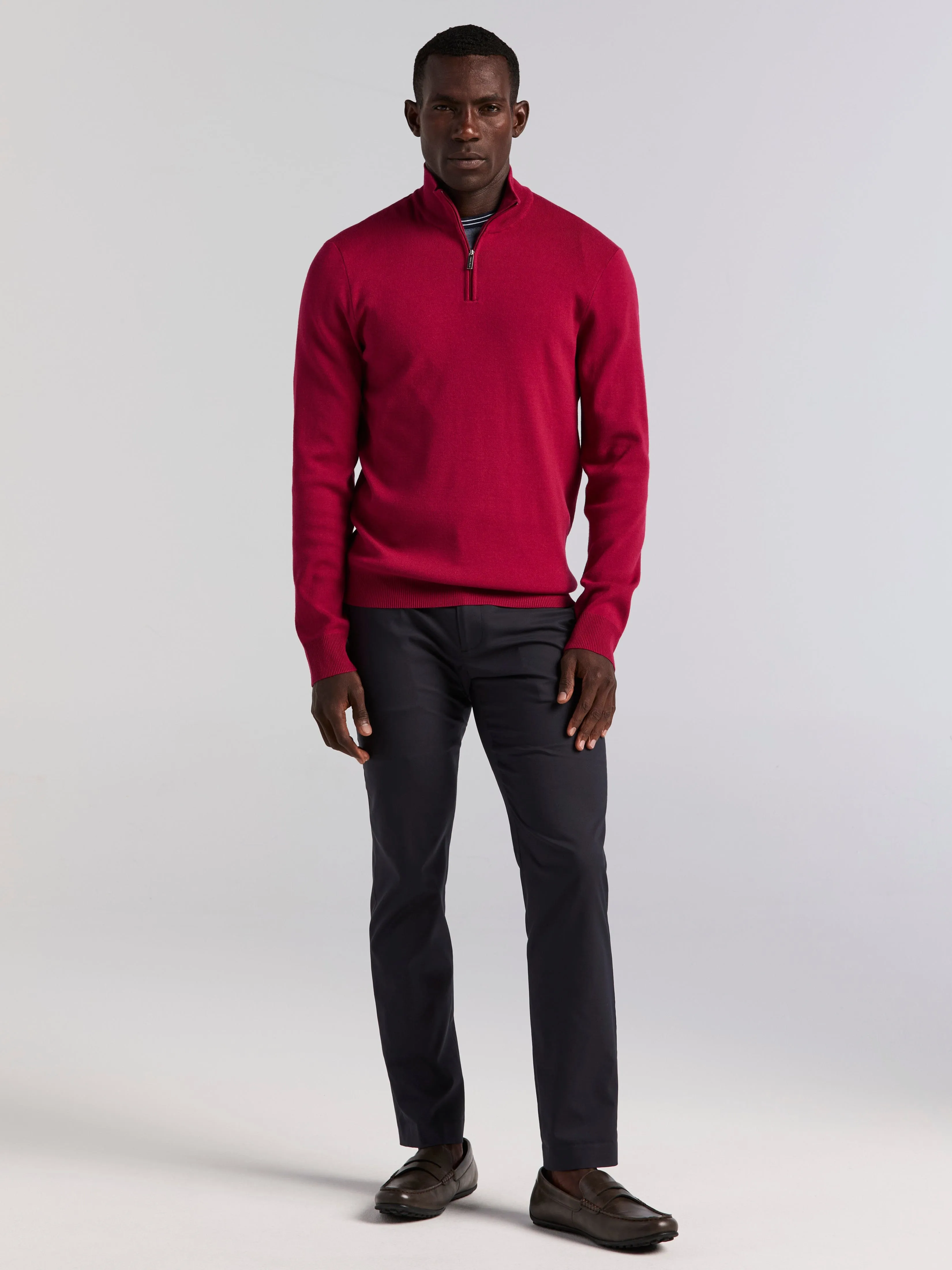 Tech Knit Quarter Zip Sweater sold by Perry Ellis product image thumbnail 5