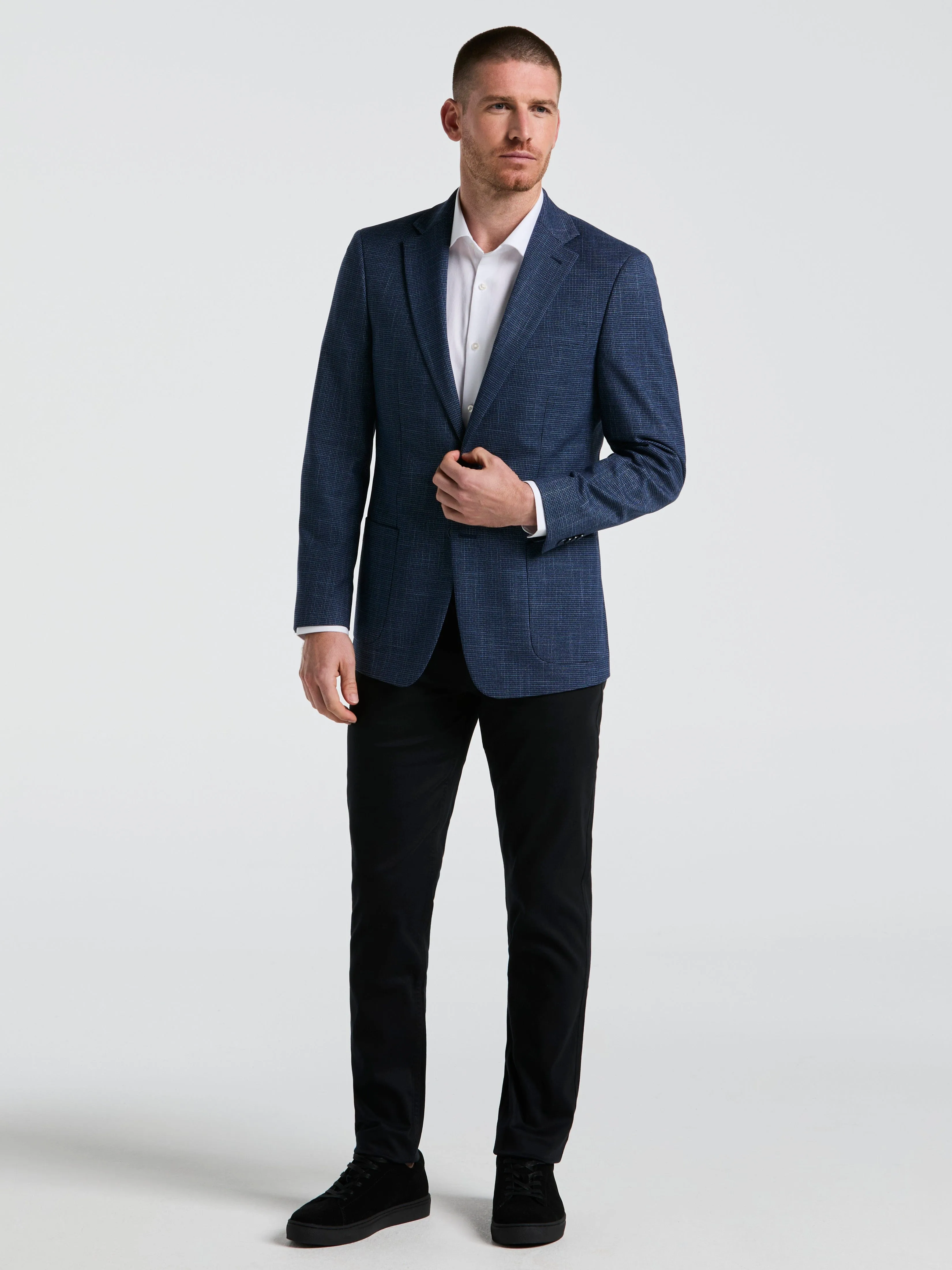 Mini Houndstooth Pattern Sportcoat sold by Perry Ellis product image thumbnail 3