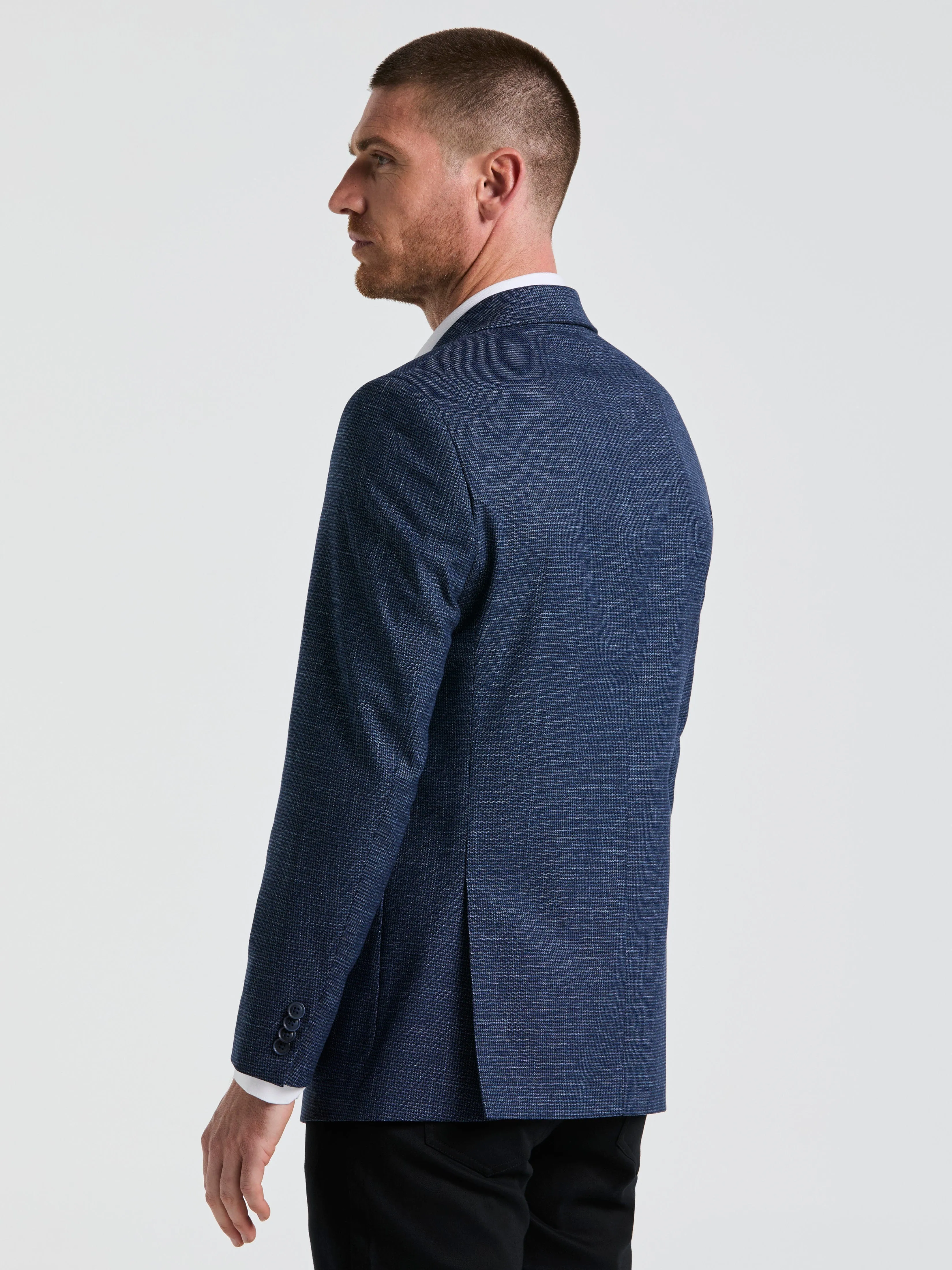 Mini Houndstooth Pattern Sportcoat sold by Perry Ellis product image thumbnail 2