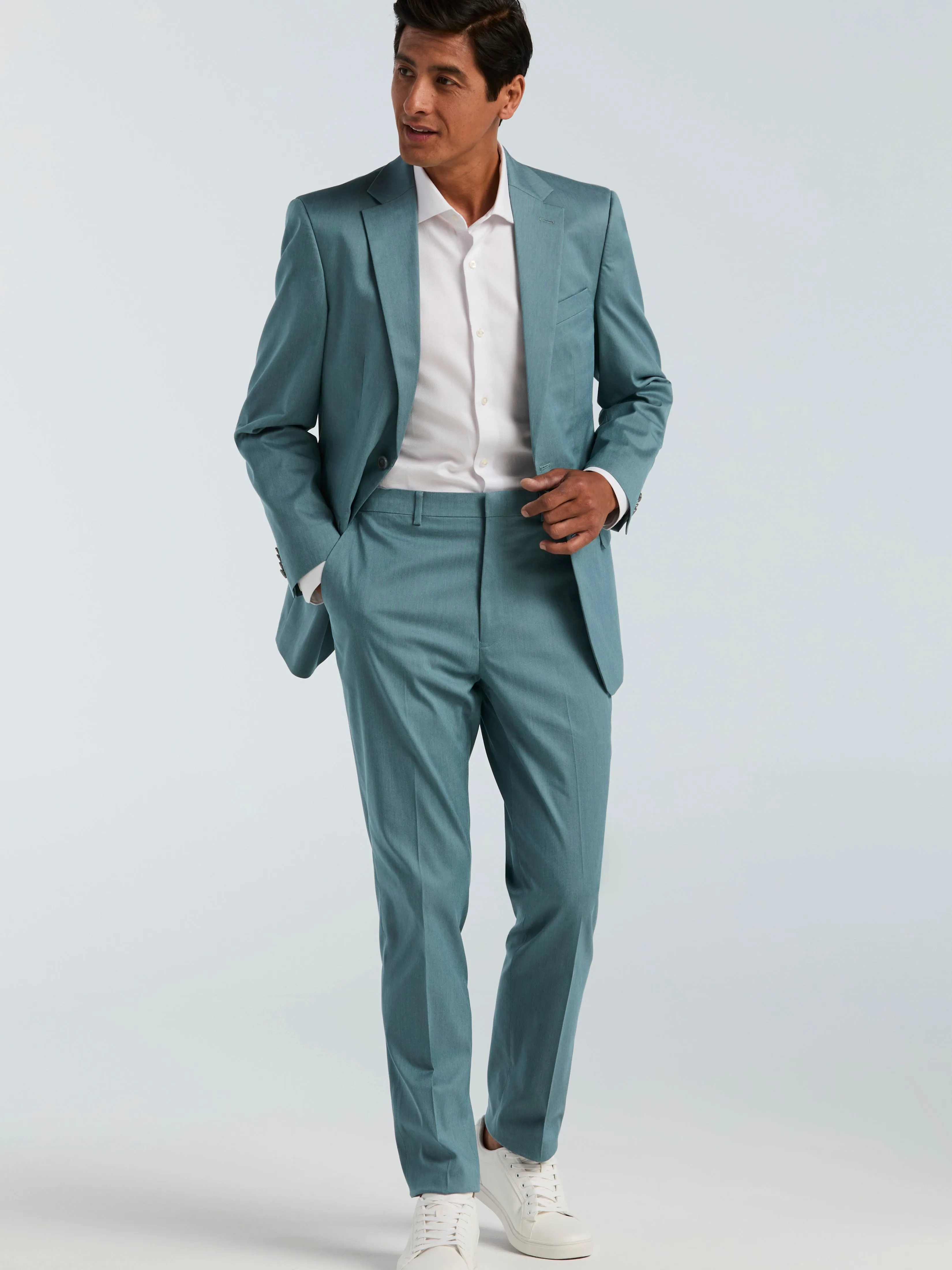 Slim Fit Textured Suit Pant sold by Perry Ellis product image thumbnail 4