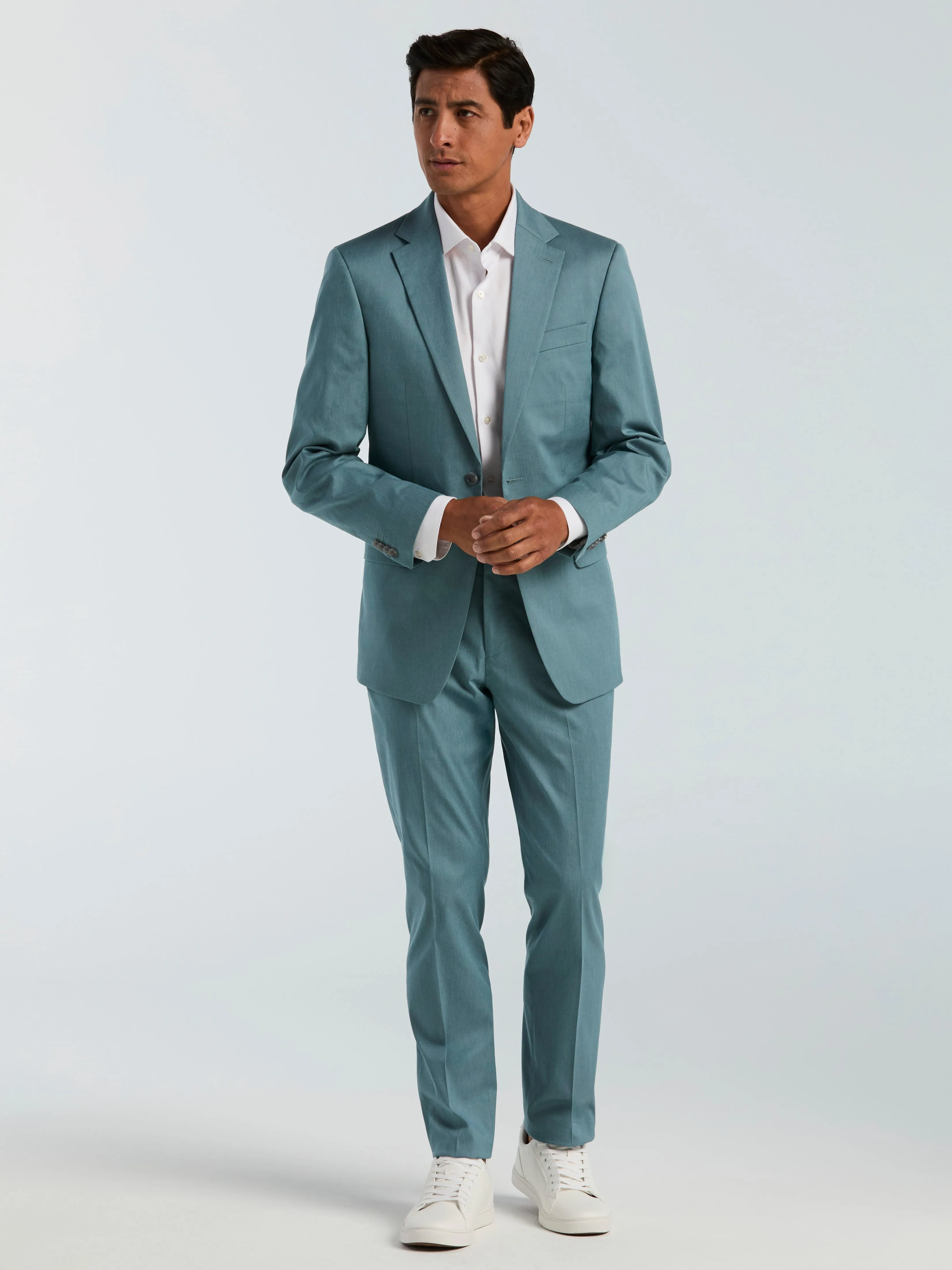 Slim Fit Textured Suit Jacket sold by Perry Ellis product image thumbnail 5
