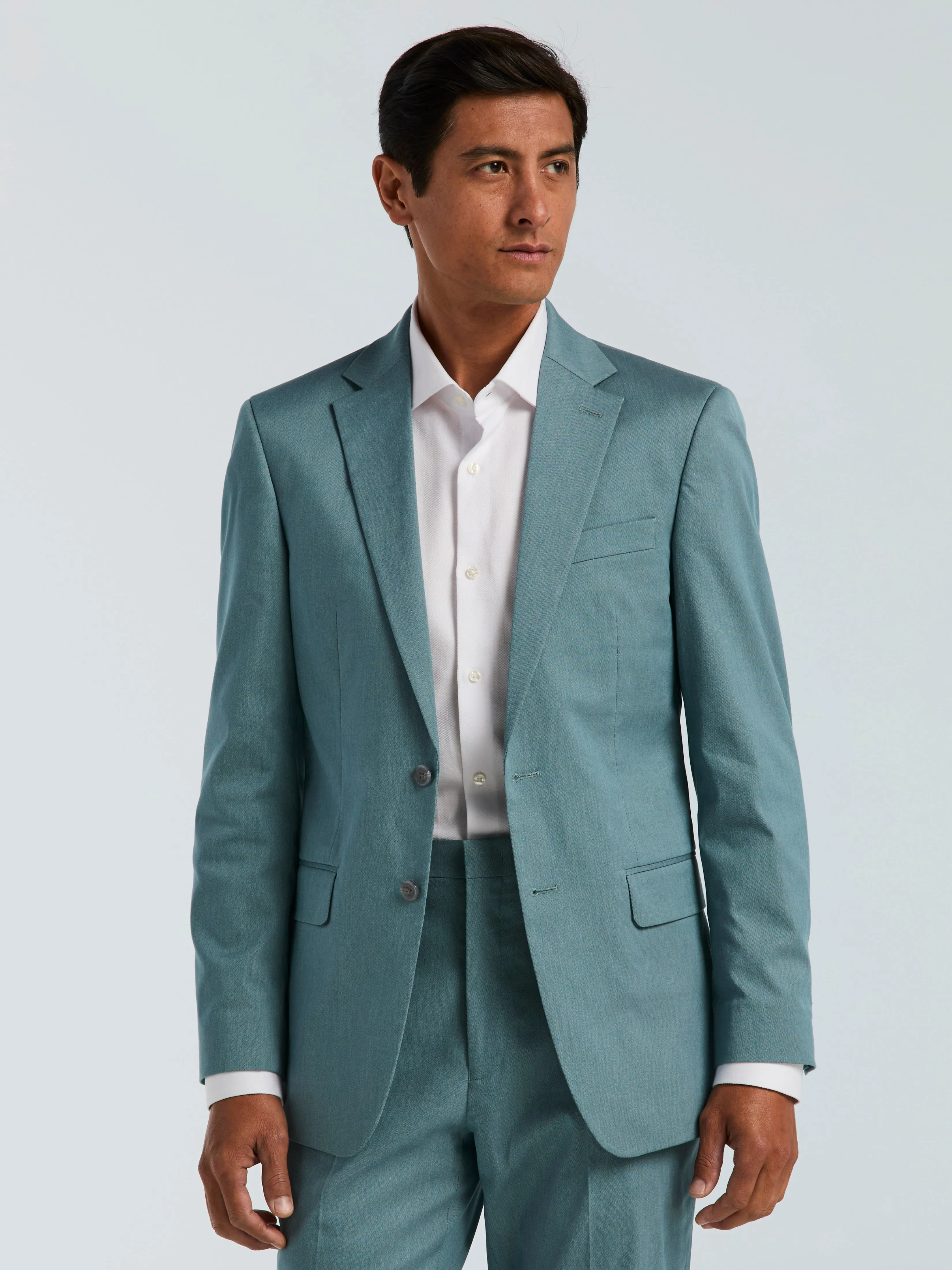 Slim Fit Textured Suit Jacket sold by Perry Ellis