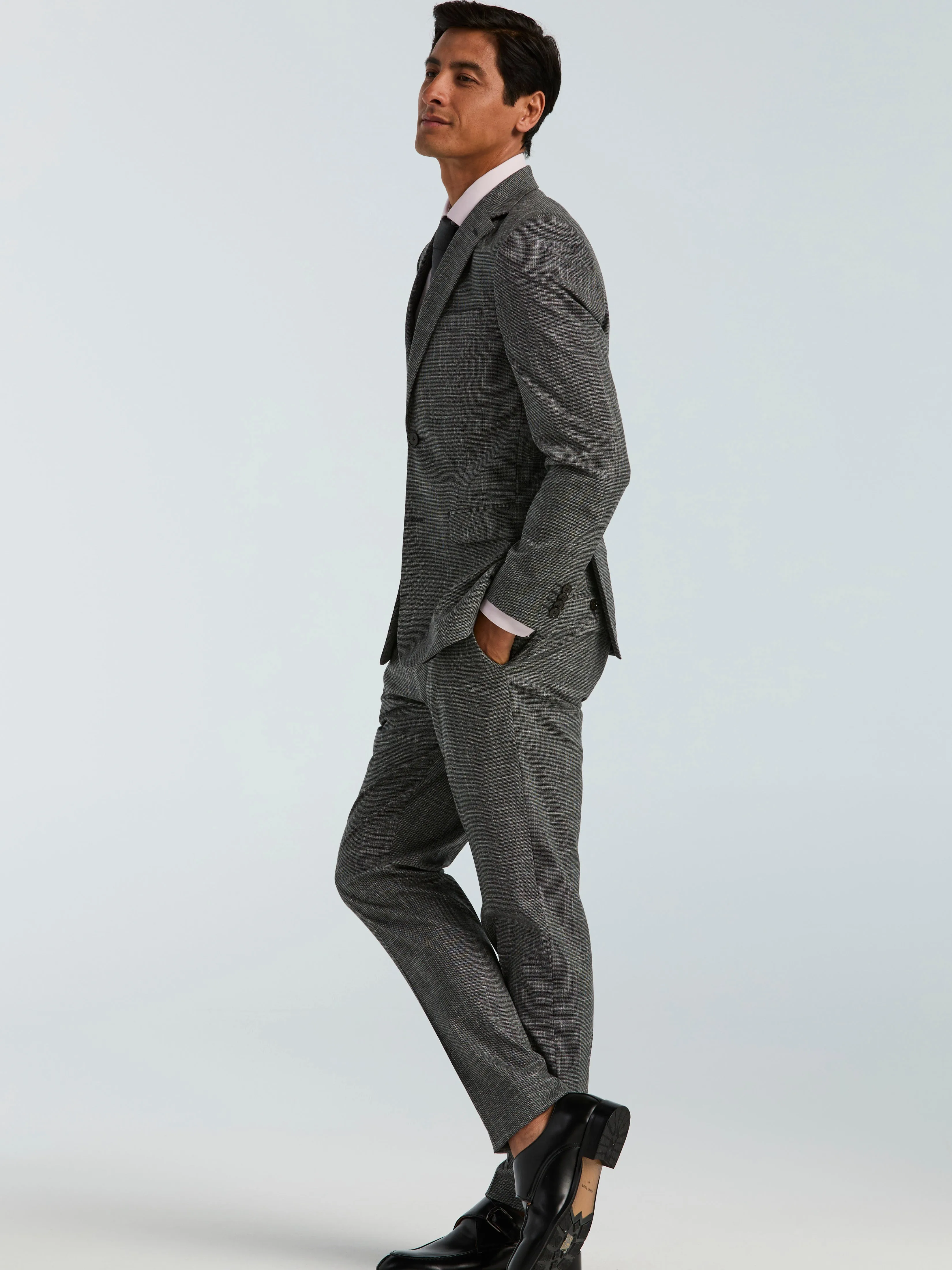 Skinny Fit Houndstooth Suit Pant sold by Perry Ellis product image thumbnail 5