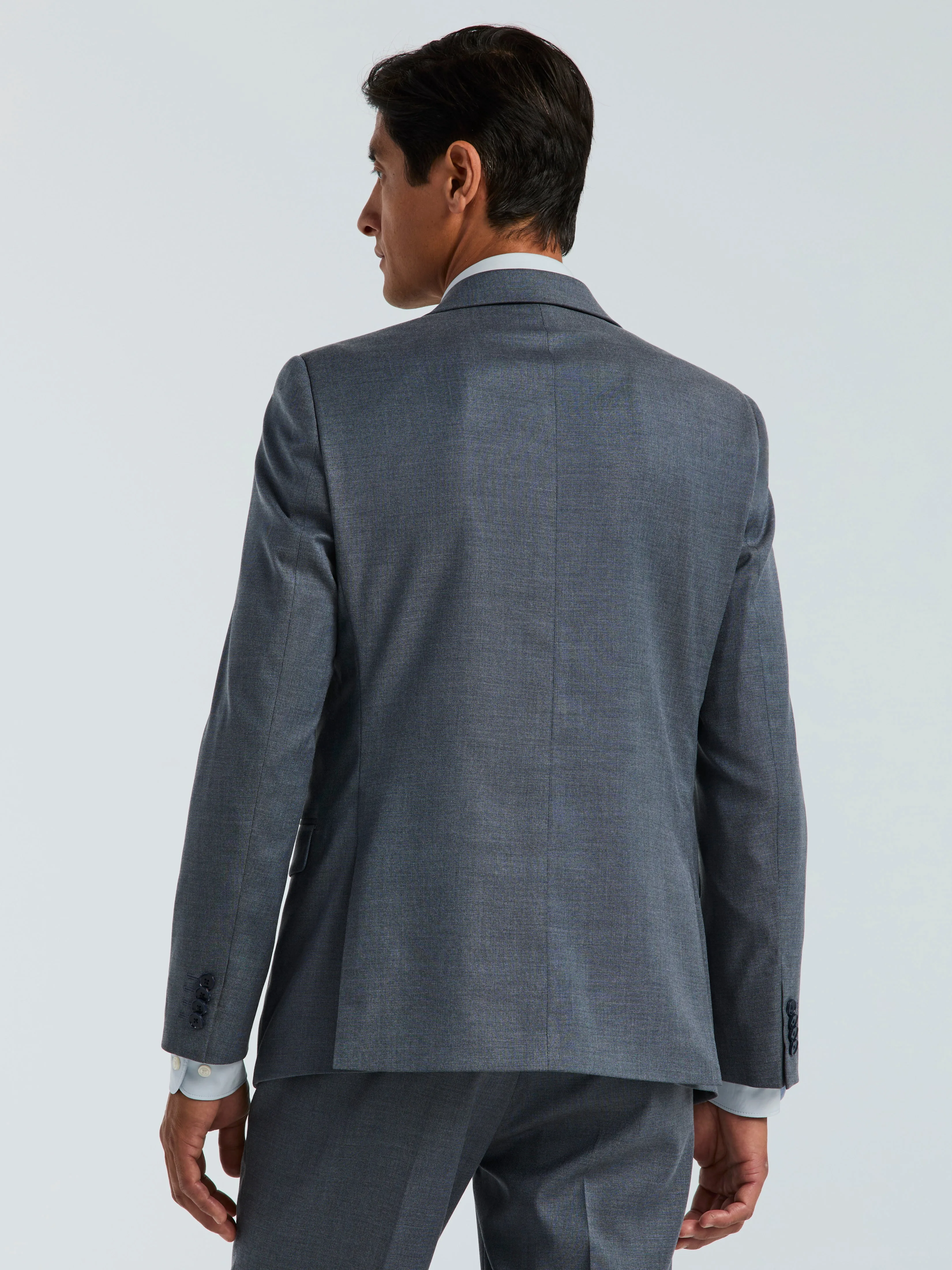 Skinny Fit Textured Suit Jacket sold by Perry Ellis product image thumbnail 4