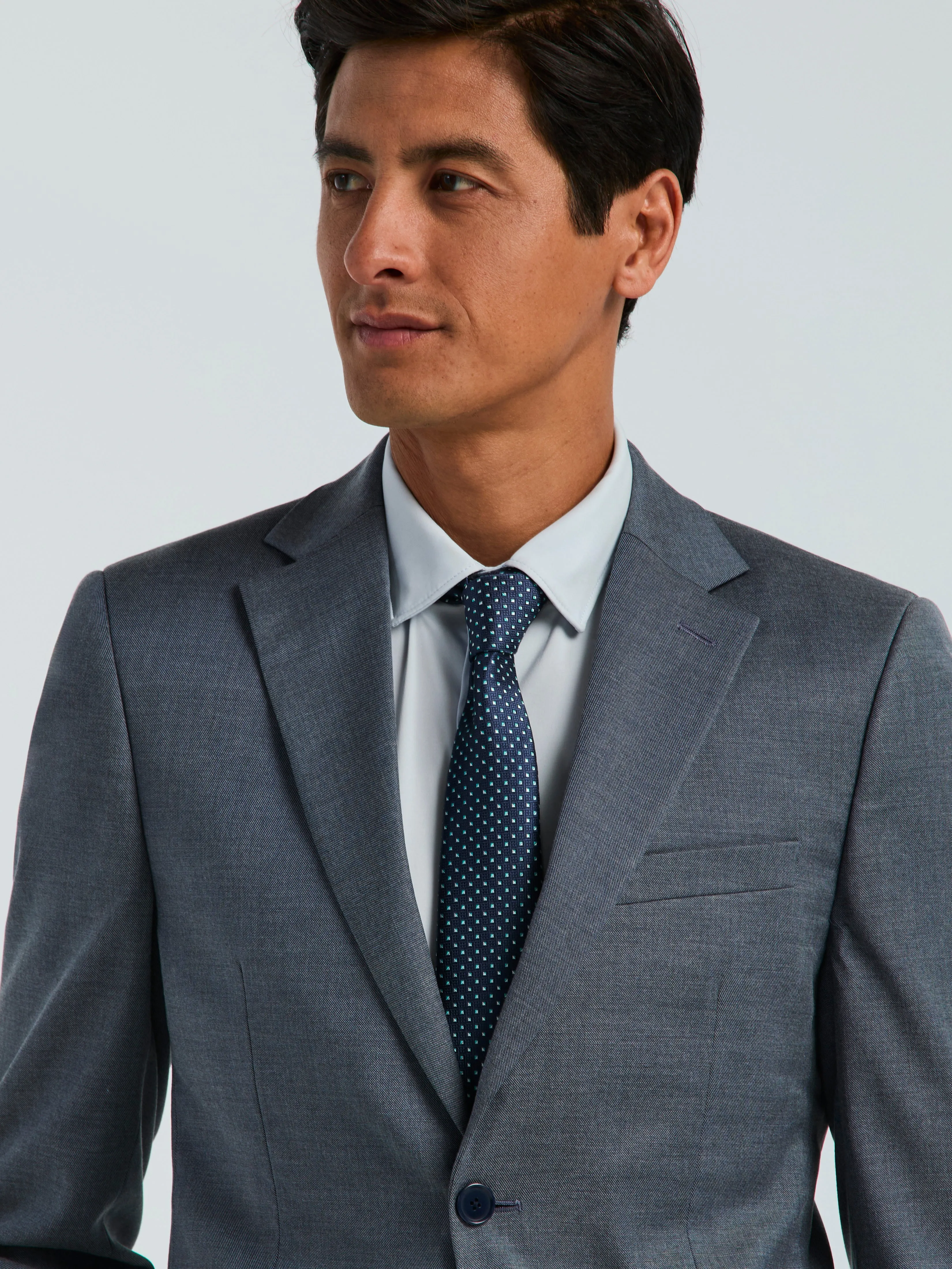 Skinny Fit Textured Suit Jacket sold by Perry Ellis product image thumbnail 2