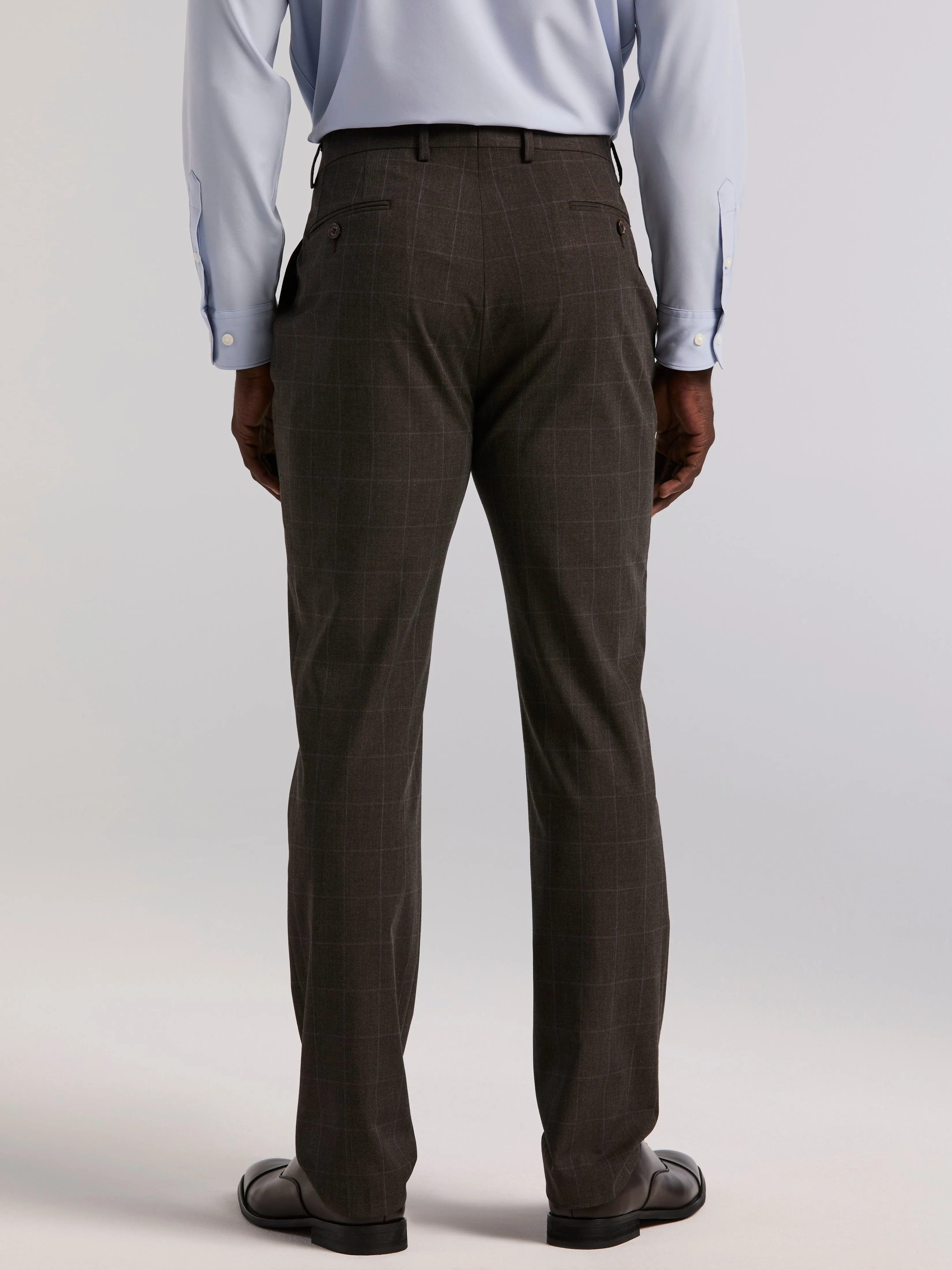 Slim Fit Windowpane Suit Pant sold by Perry Ellis product image thumbnail 3