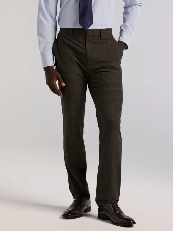 Slim Fit Windowpane Suit Pant sold by Perry Ellis