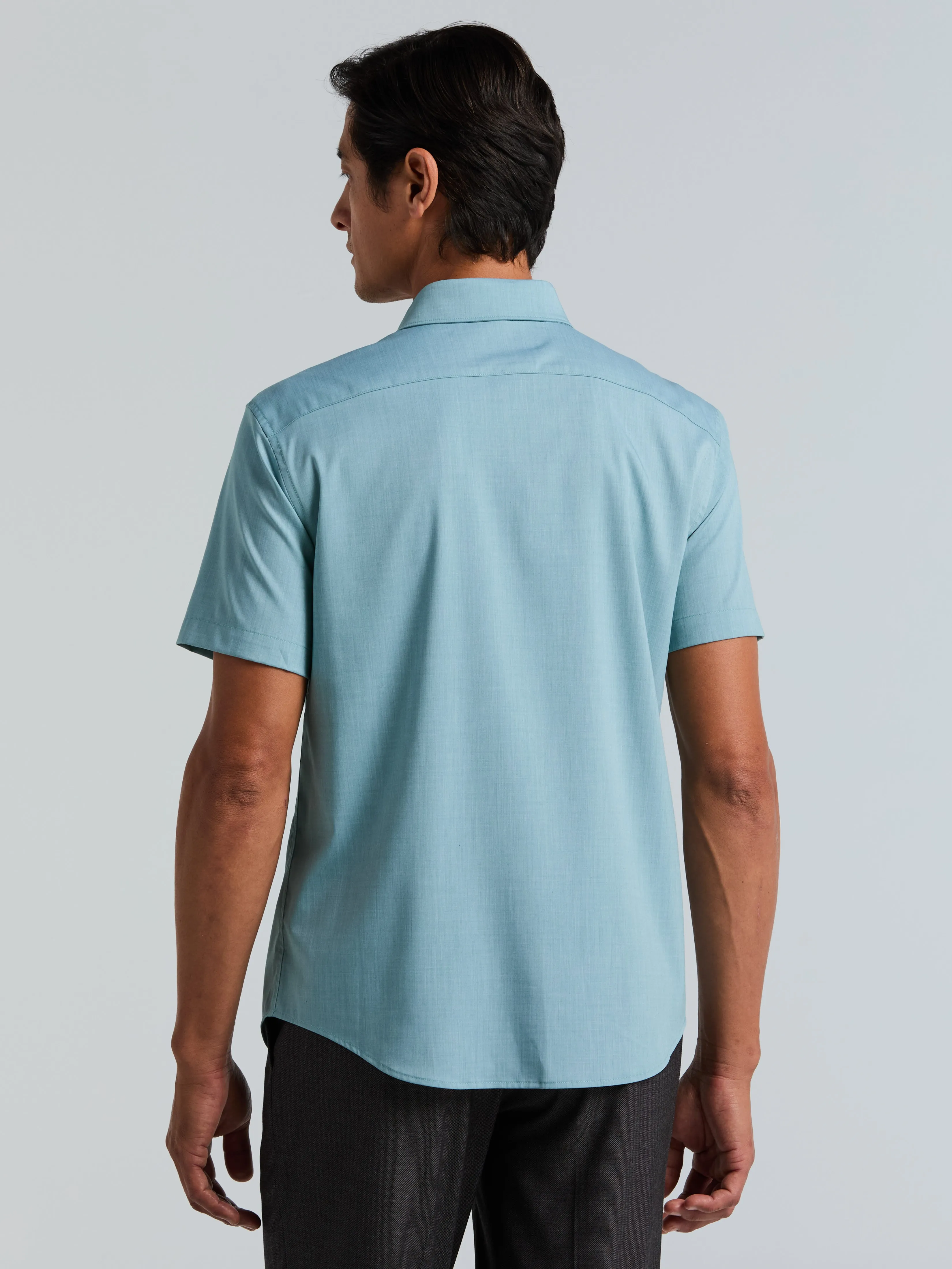 Slim Fit Short Sleeve Shirt sold by Perry Ellis product image thumbnail 3