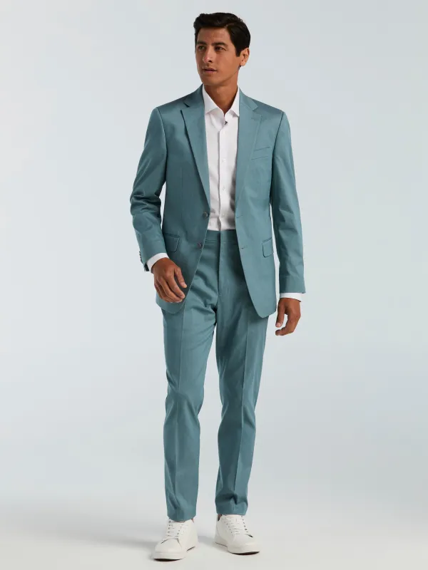 Slim Fit Textured Suit made by Perry Ellis