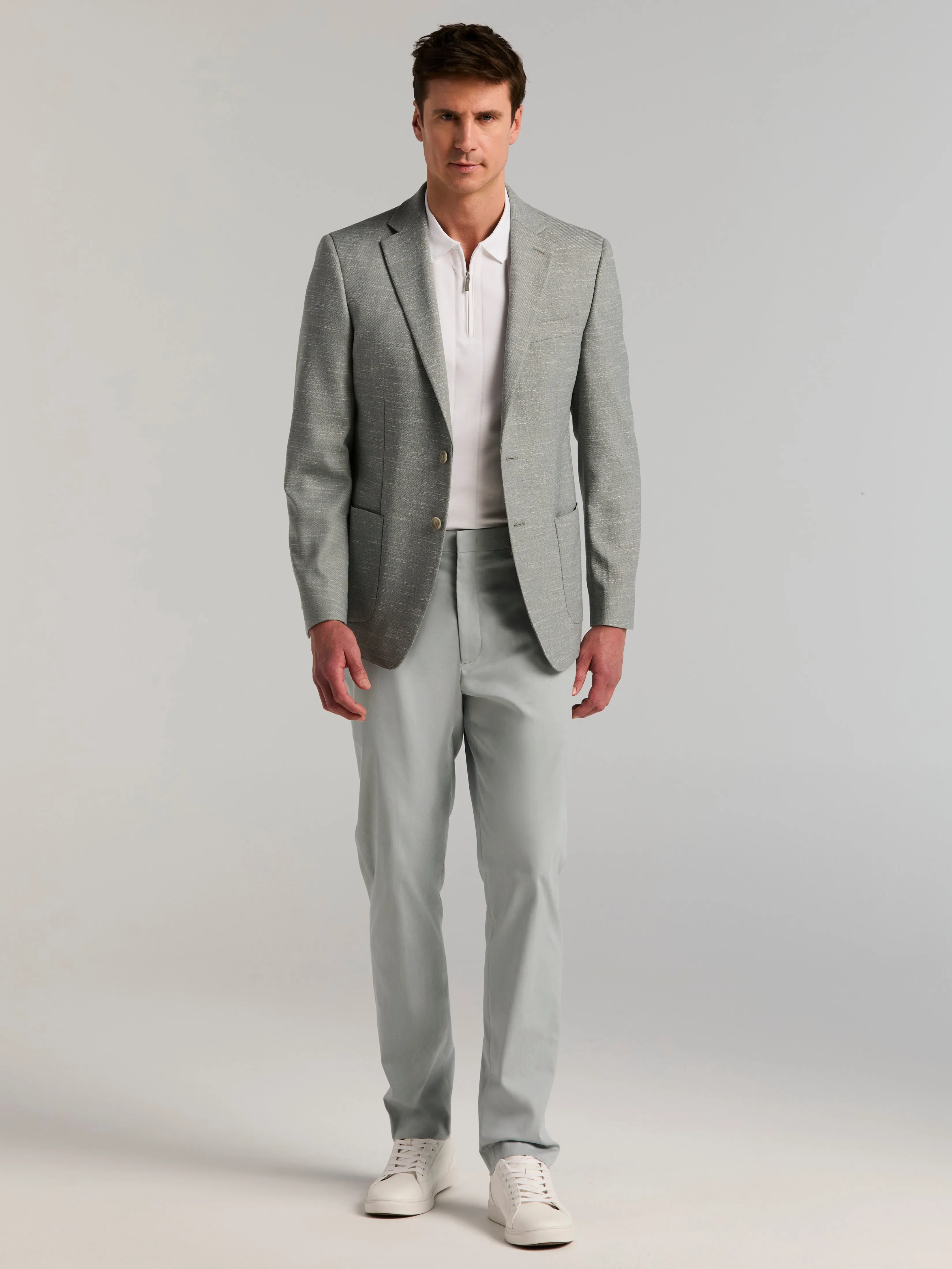 Slim Fit Textured Sport Coat sold by Perry Ellis product image thumbnail 5