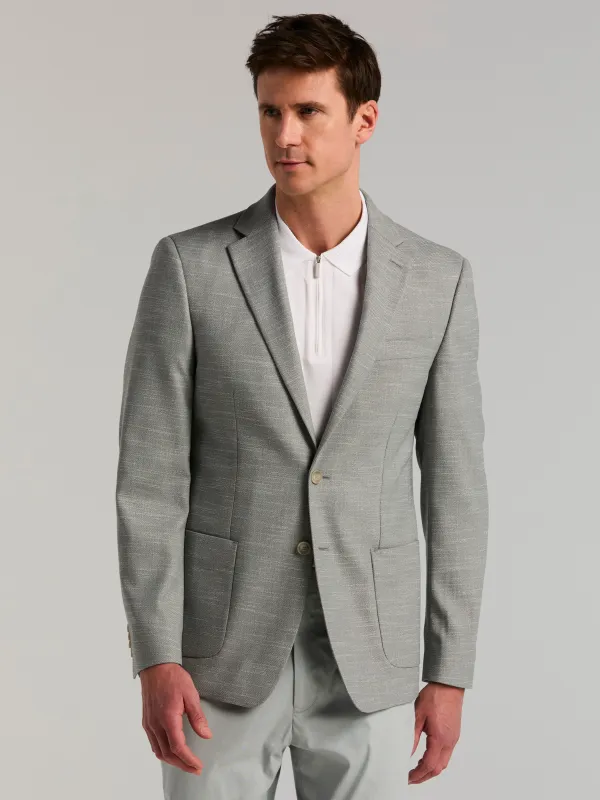Slim Fit Textured Sport Coat made by Perry Ellis