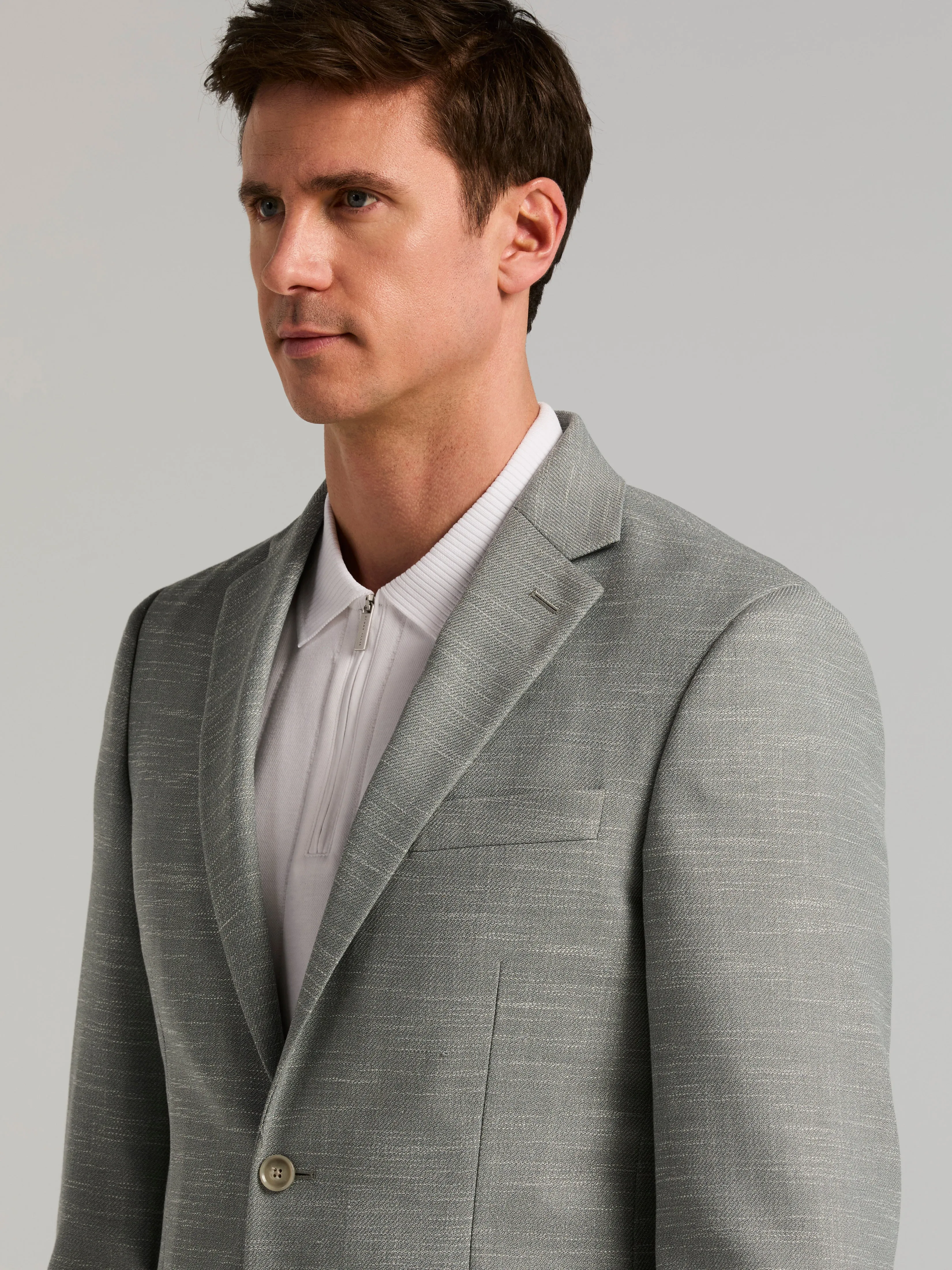 Slim Fit Textured Sport Coat sold by Perry Ellis product image thumbnail 2