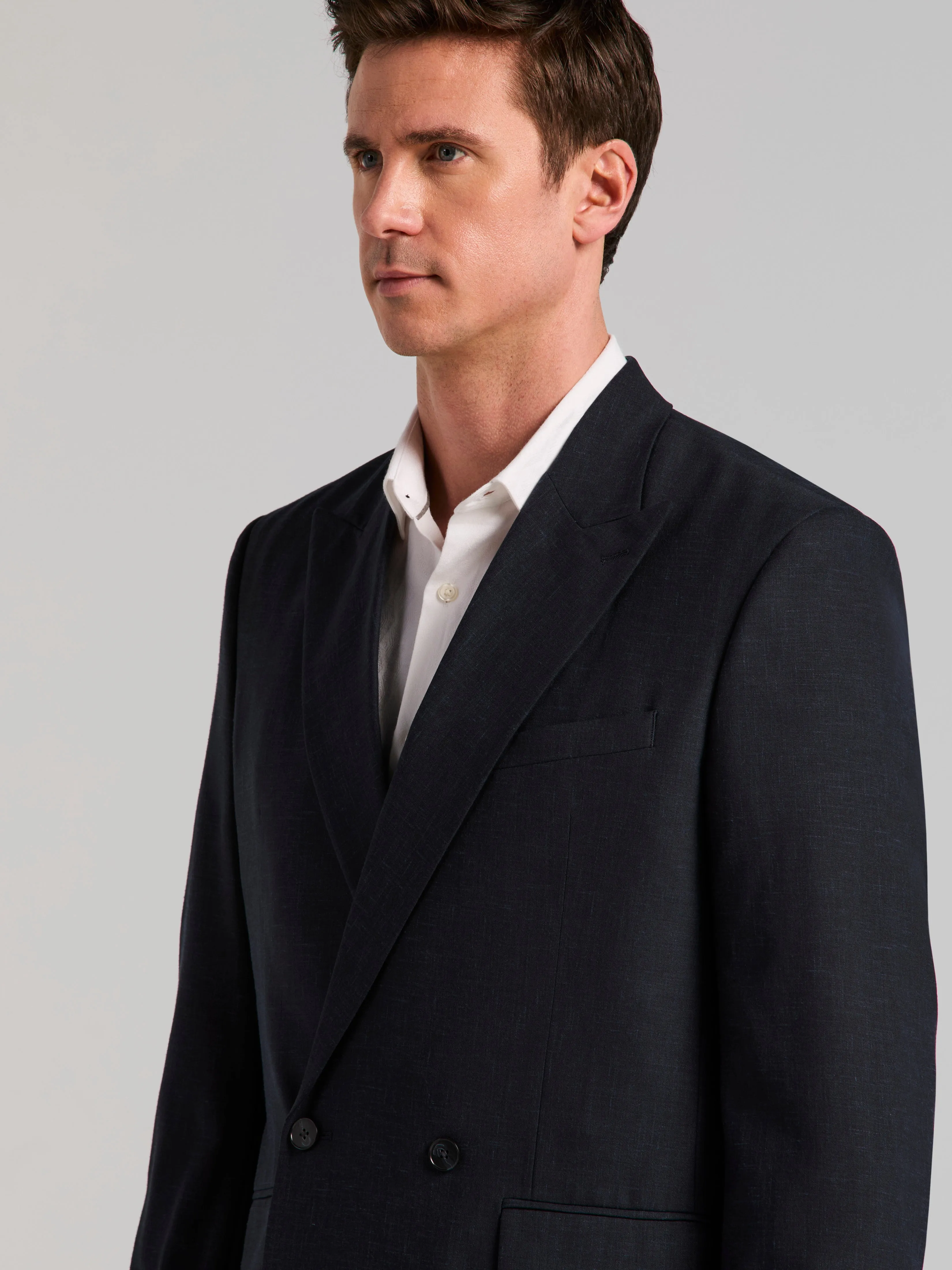Stretch Double Breasted Suit Jacket sold by Perry Ellis product image thumbnail 2