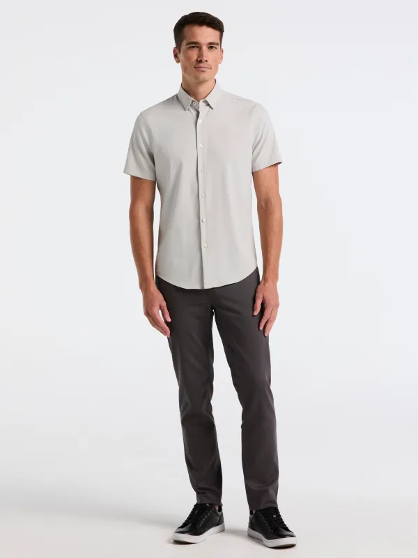 Slim Fit Double Cloth 5-Pocket Pants made by Perry Ellis