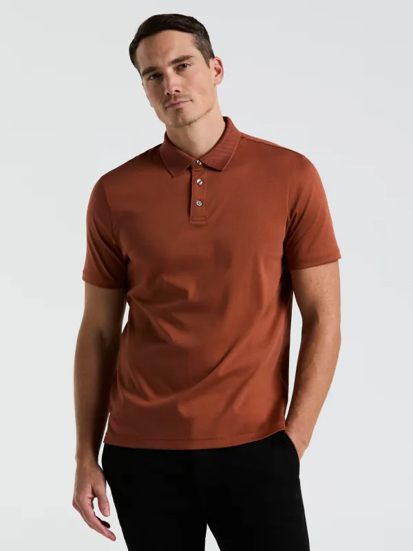Cool Interlock Polo made by Perry Ellis