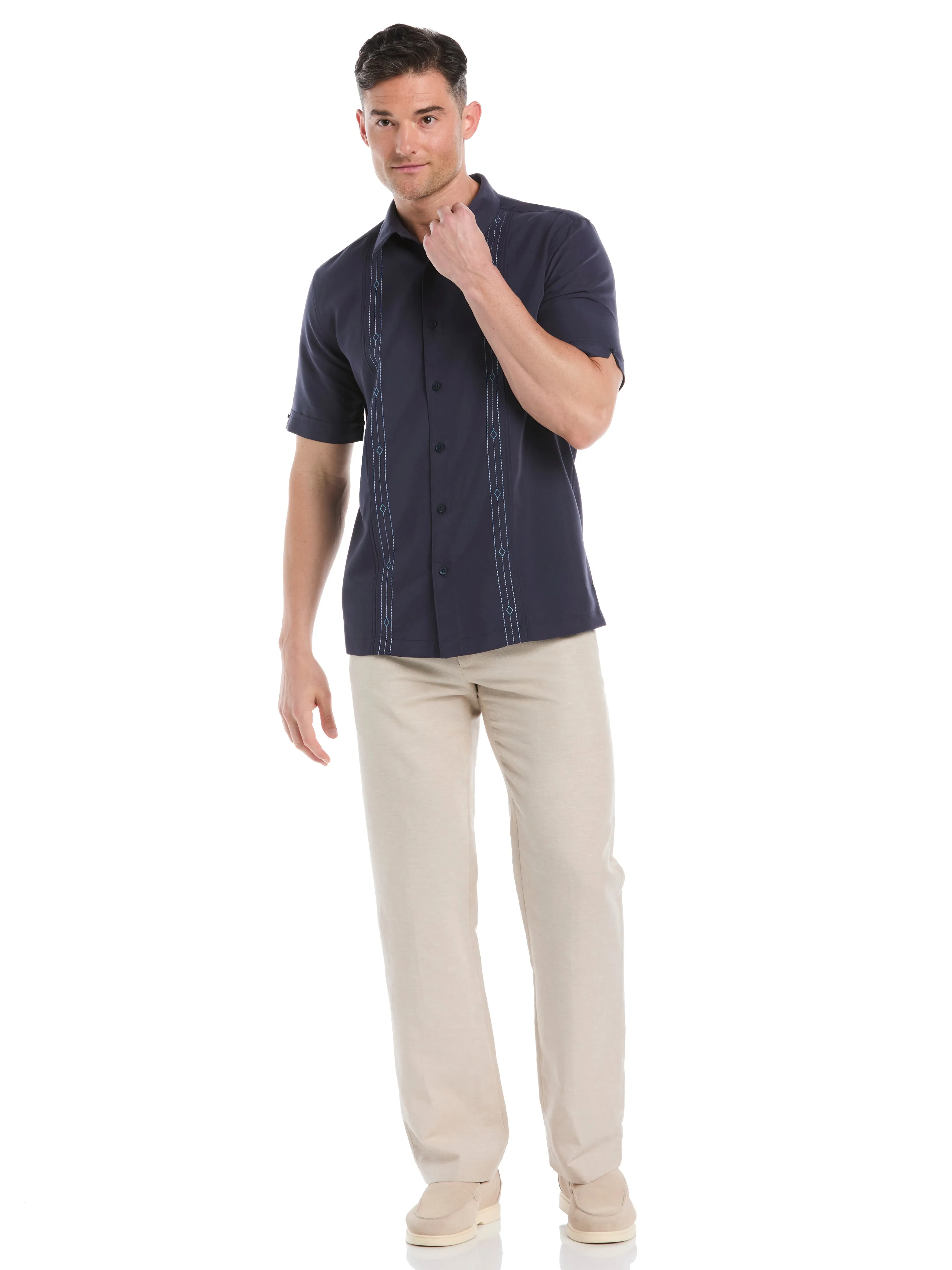 Embroidered Panel Shirt sold by Perry Ellis product image thumbnail 5