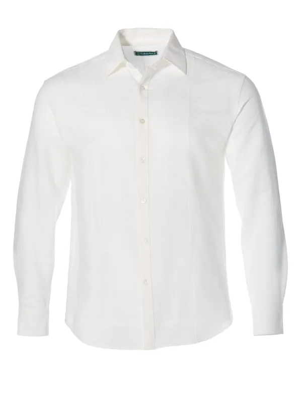 Solid Linen Sport Shirt made by Cubavera