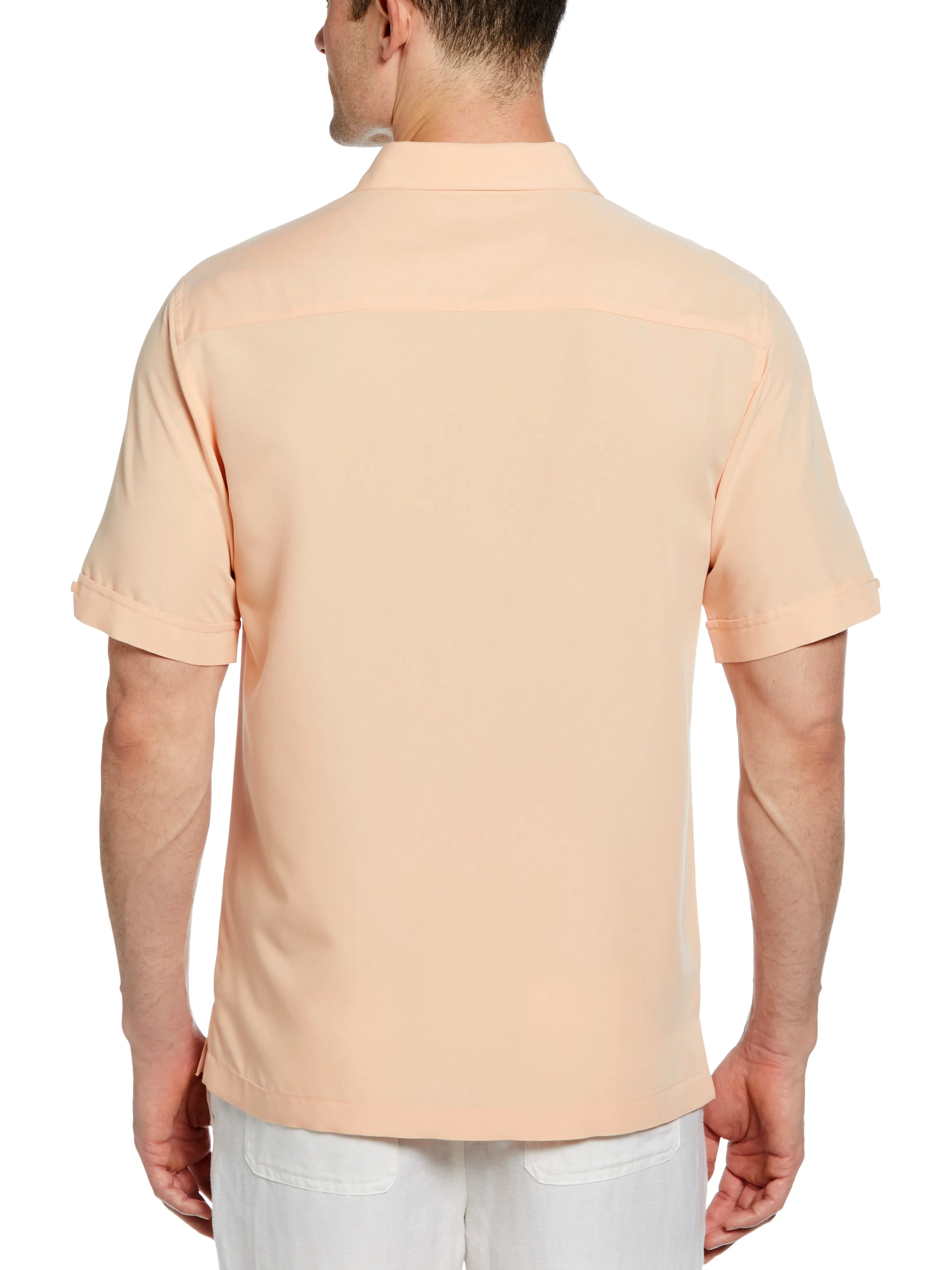 Color Block Print Shirt sold by Perry Ellis