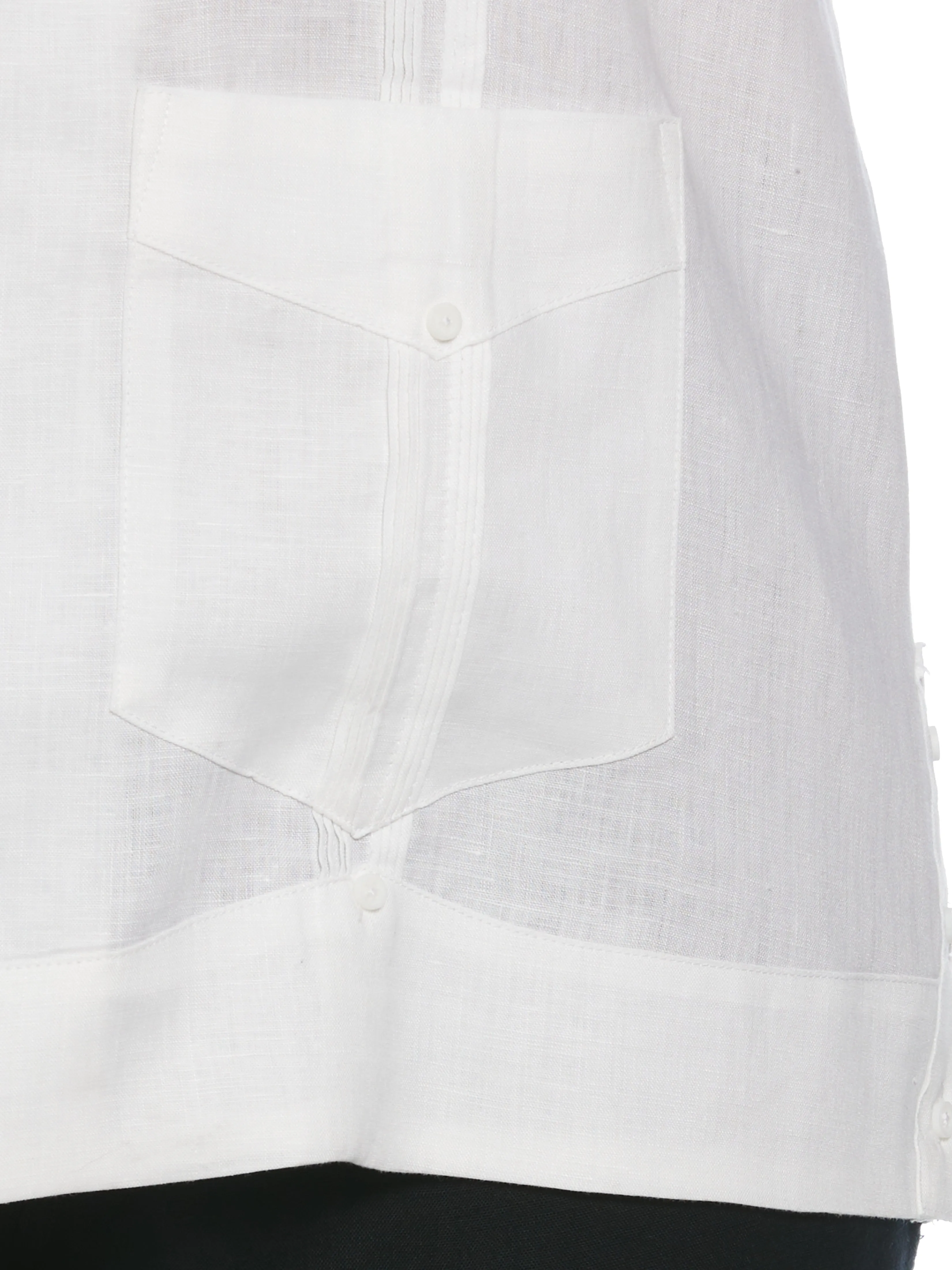 Linen Guayabera Shirt sold by Perry Ellis product image thumbnail 5