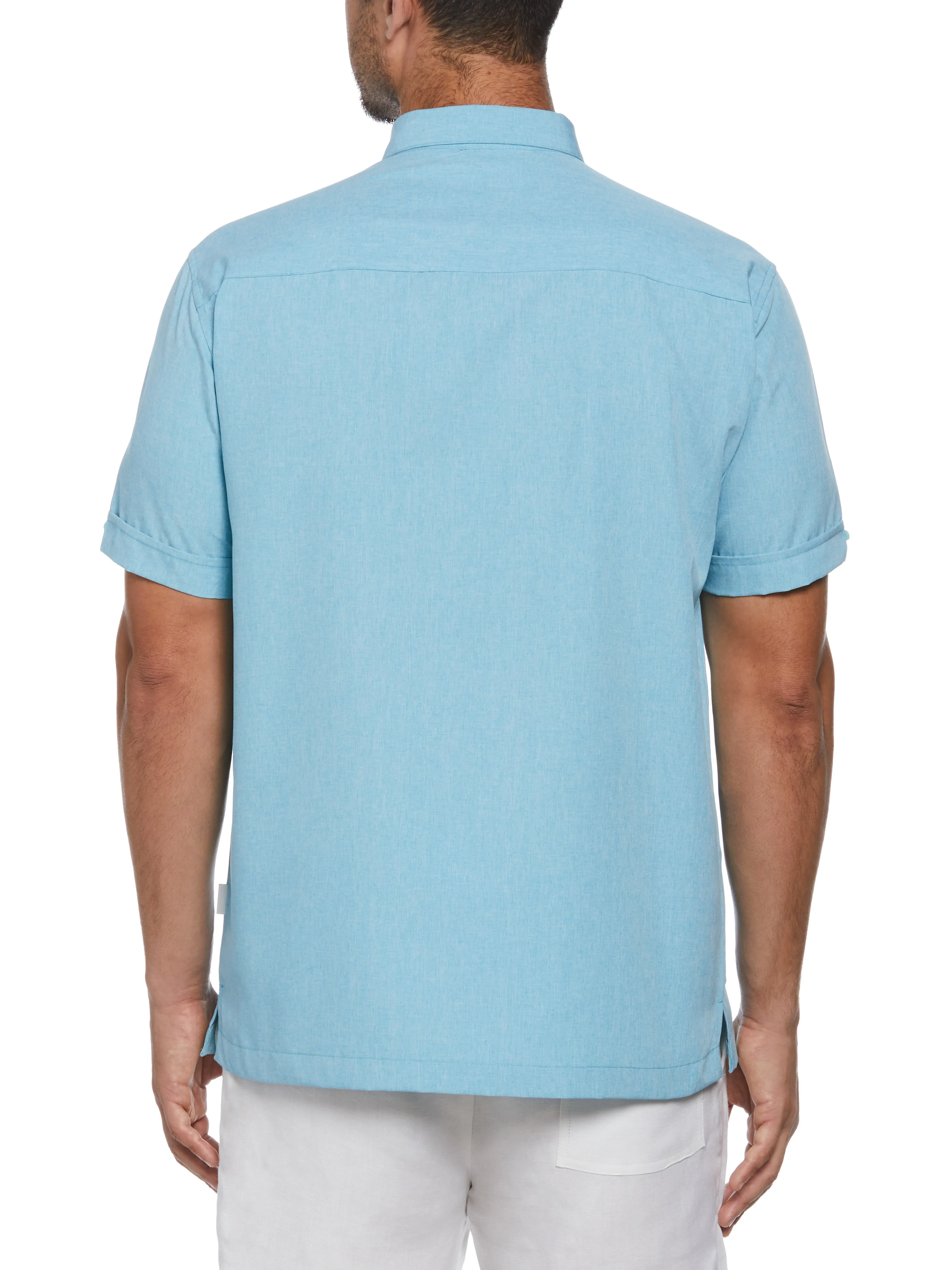 Geo Embroided Chambray Shirt sold by Perry Ellis product image thumbnail 4