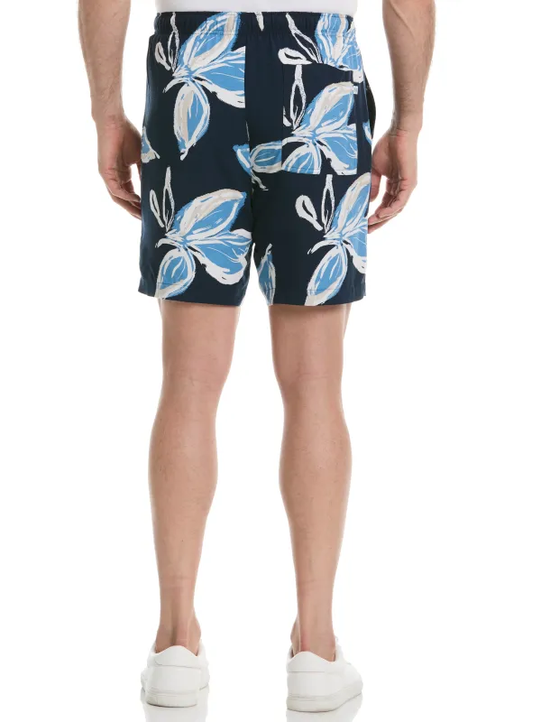7" Pull-On Drawstring Printed Short made by Cubavera