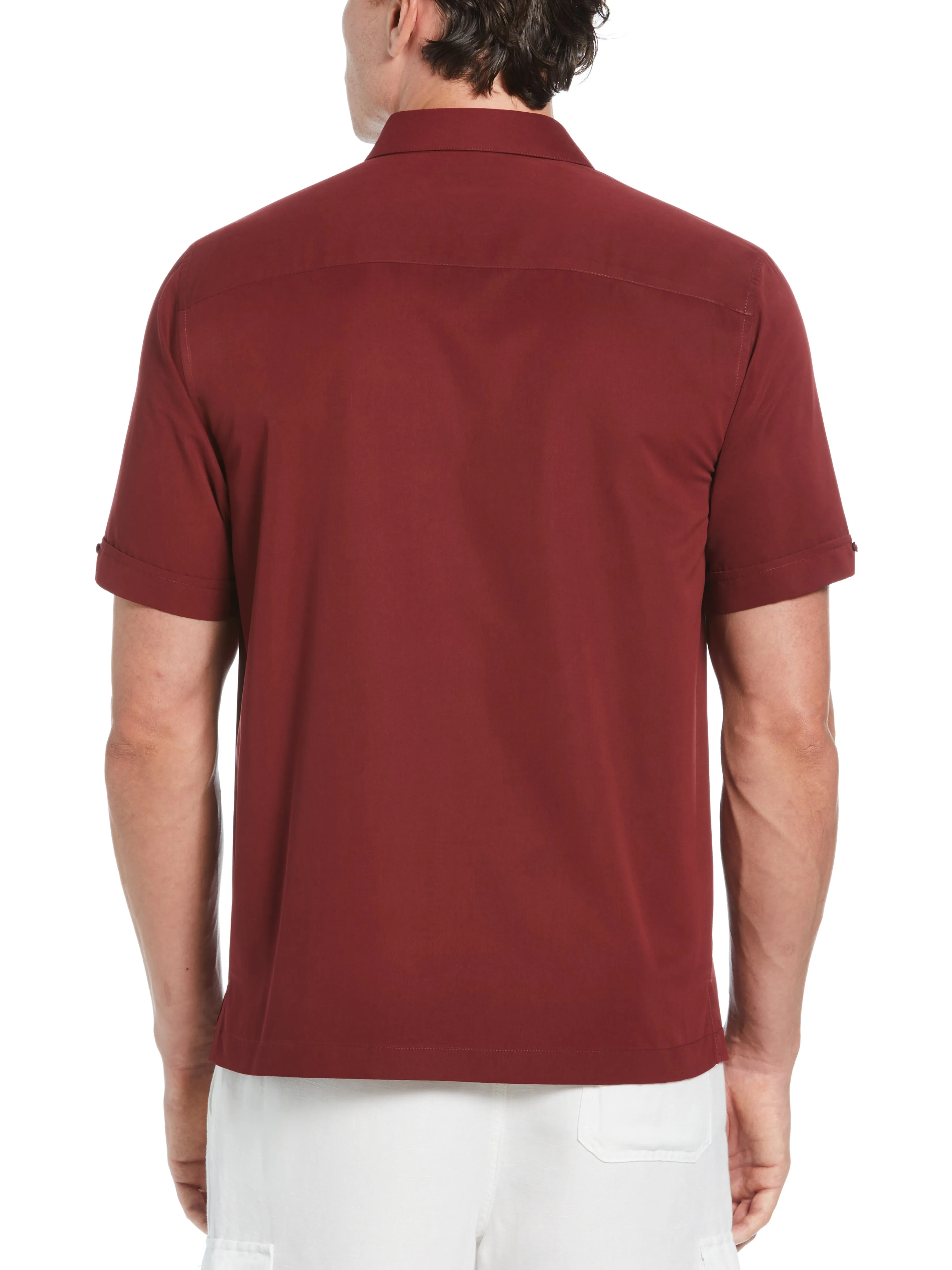 Big & Tall Two-Pocket Double Pintuck Shirt sold by Perry Ellis