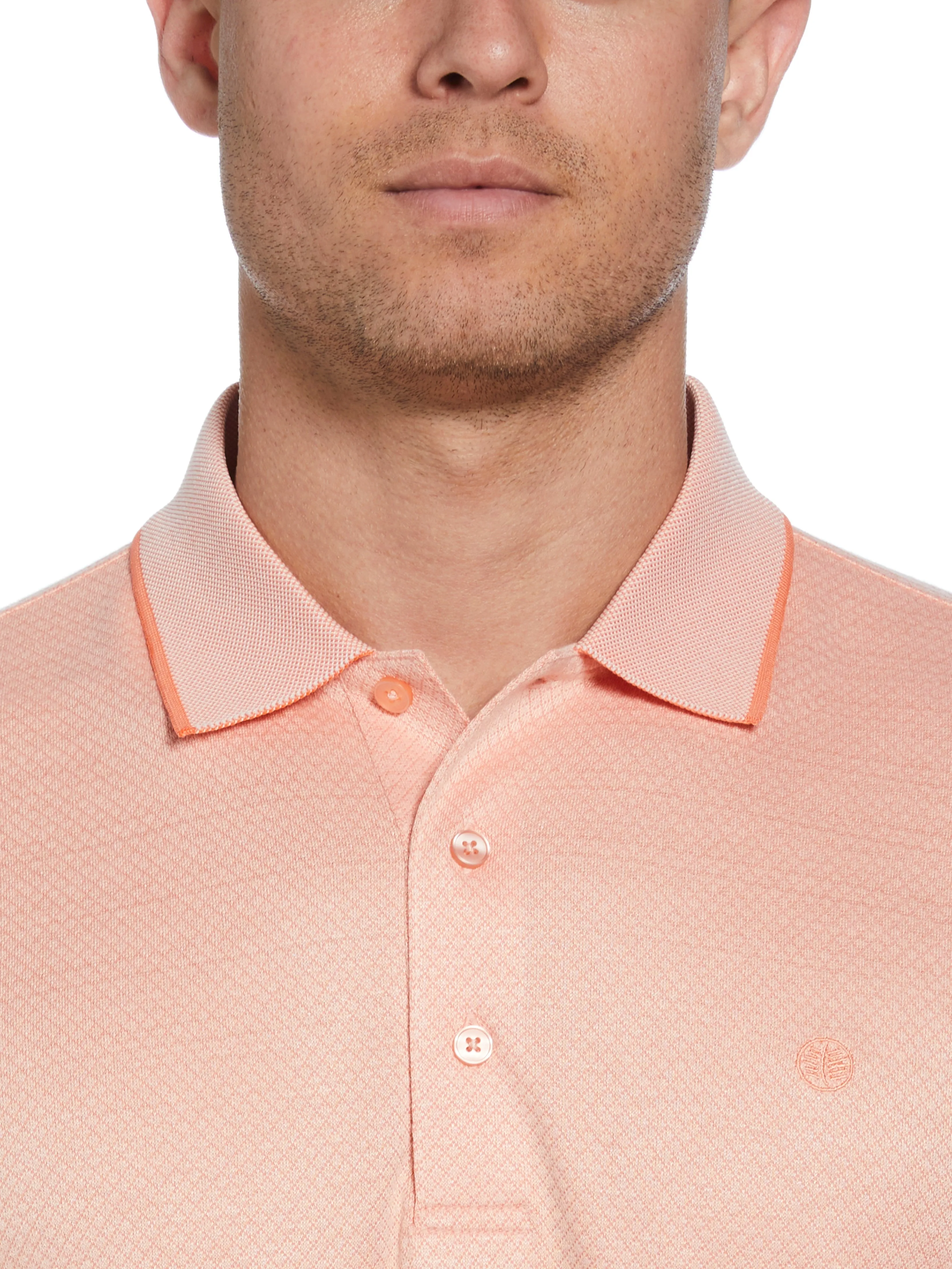 Diamond Jacquard Polo Shirt sold by Perry Ellis product image thumbnail 3