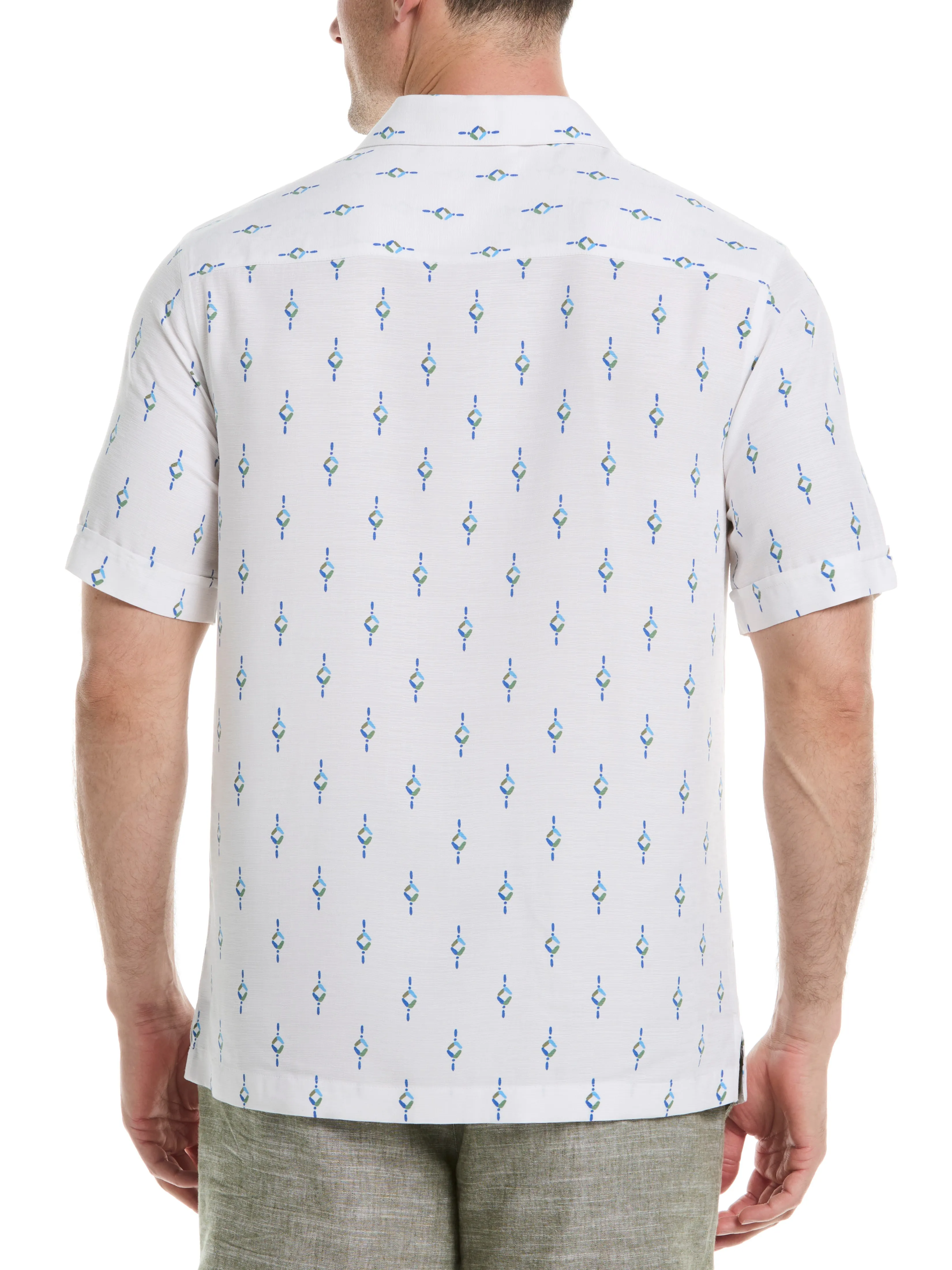 Retro Geometric Print Shirt sold by Perry Ellis product image thumbnail 4
