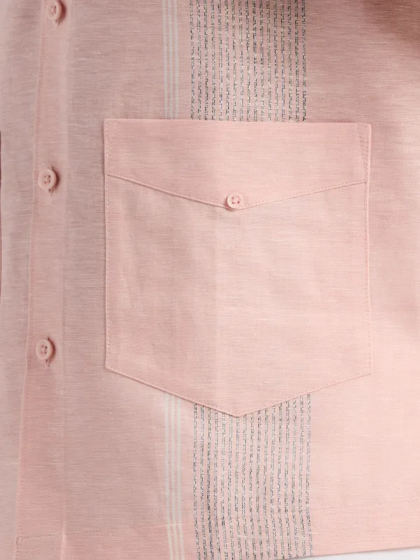 Linen Blend 2-Pocket Guayabera Shirt made by Cubavera