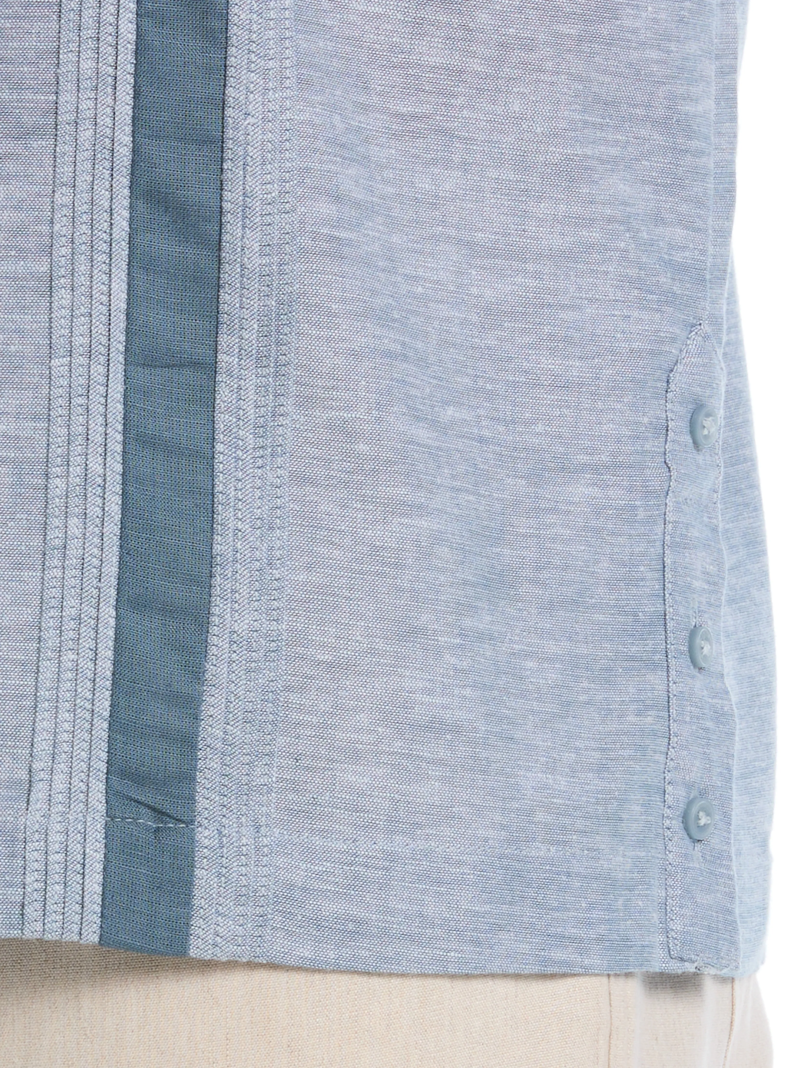 Linen Blend Guayabera Shirt sold by Perry Ellis product image thumbnail 5